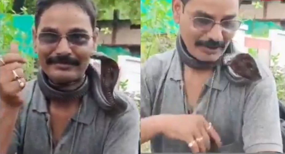 印度男為了趕去接兒子放學，犯下了致命的錯誤。（翻攝自X）