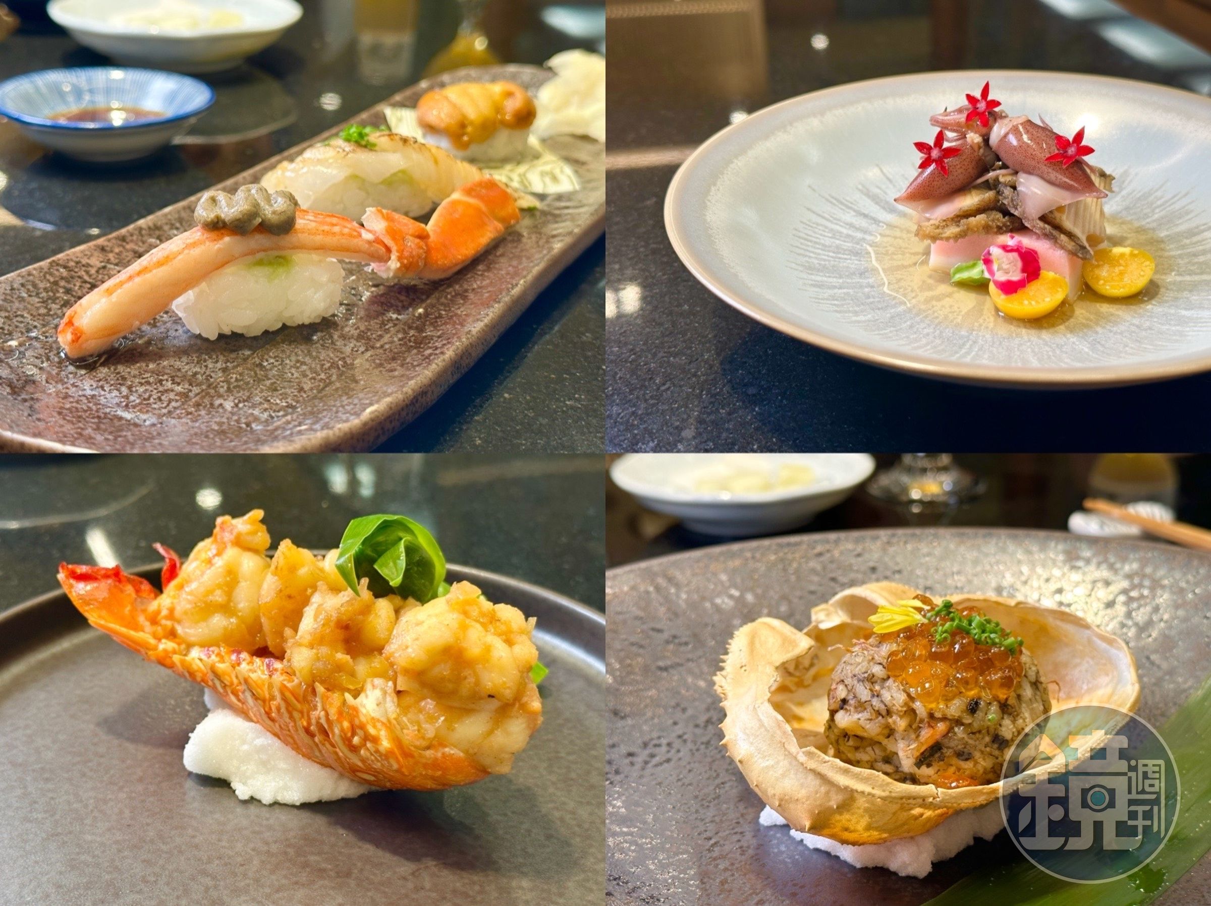 「閤豐割烹」全新推出的「櫻花豐套餐」,集結日本、台灣的優質海鮮。