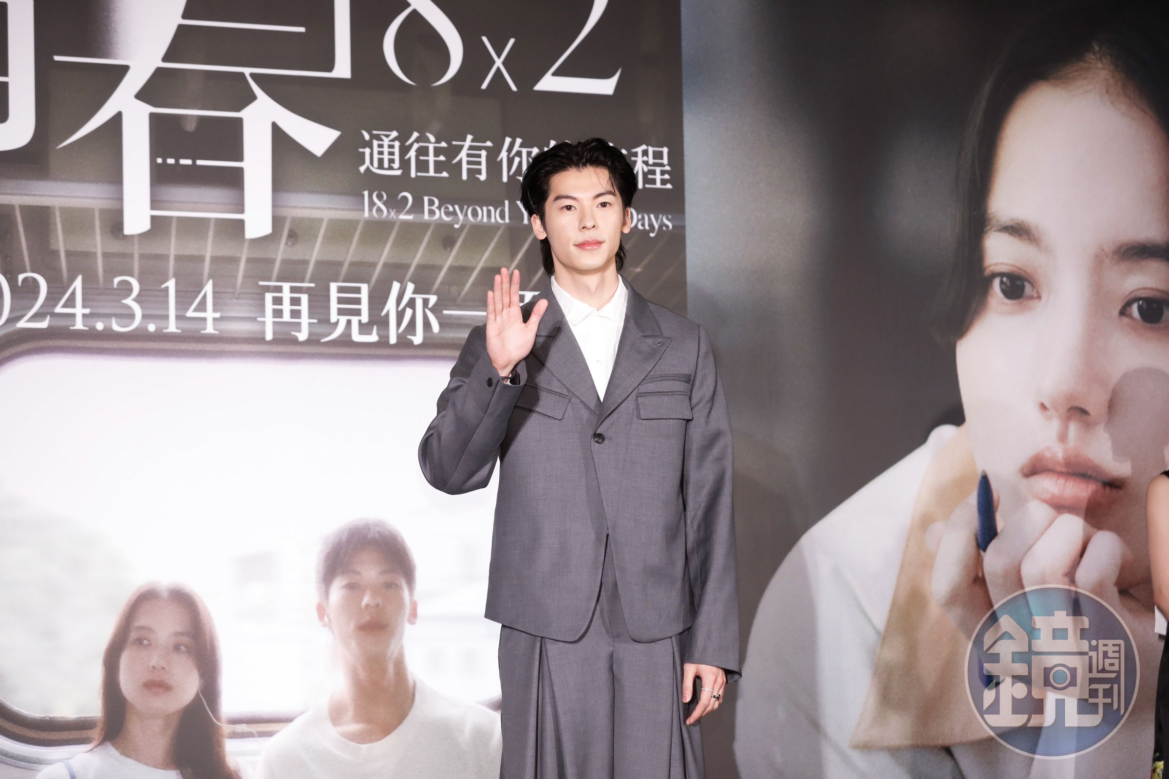 許光漢演了好幾次的高中生,這次演完他也想「畢業」,畢竟自己年齡真的比較偏向「18*2」的36歲。