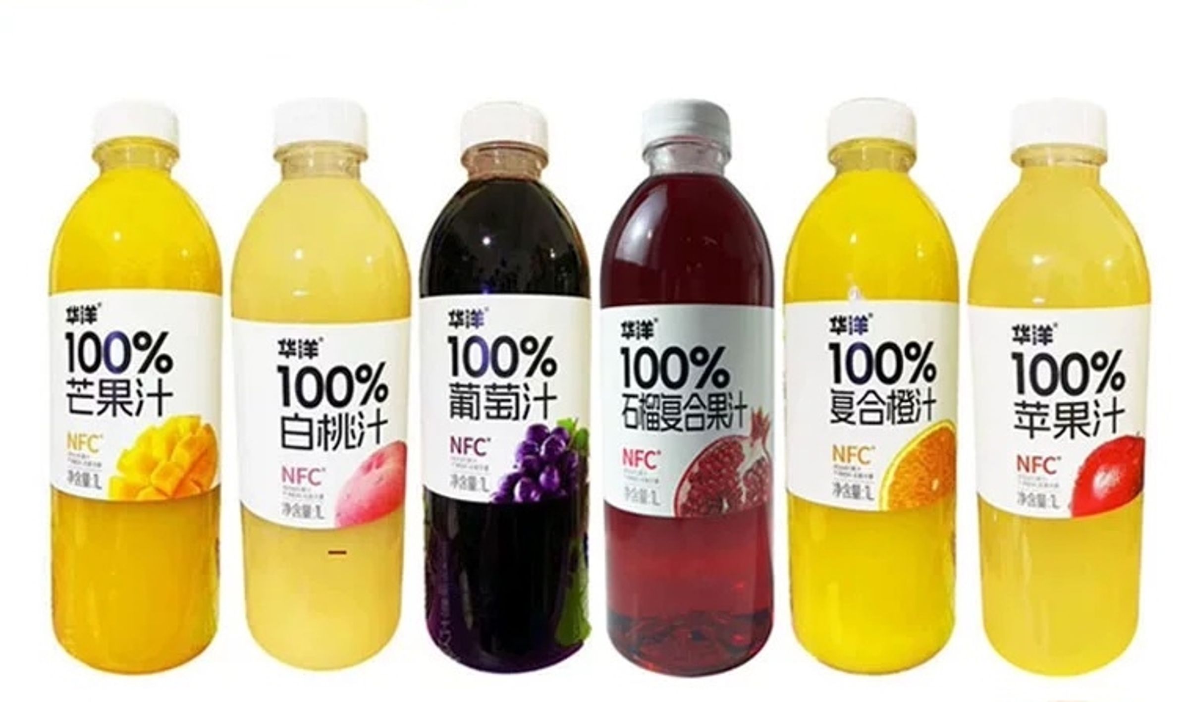 廣州華洋委託河南工廠生產的多款果汁，就曾因摻水與標籤虛假被罰款超過人民幣13萬元。（翻攝自淘寶）