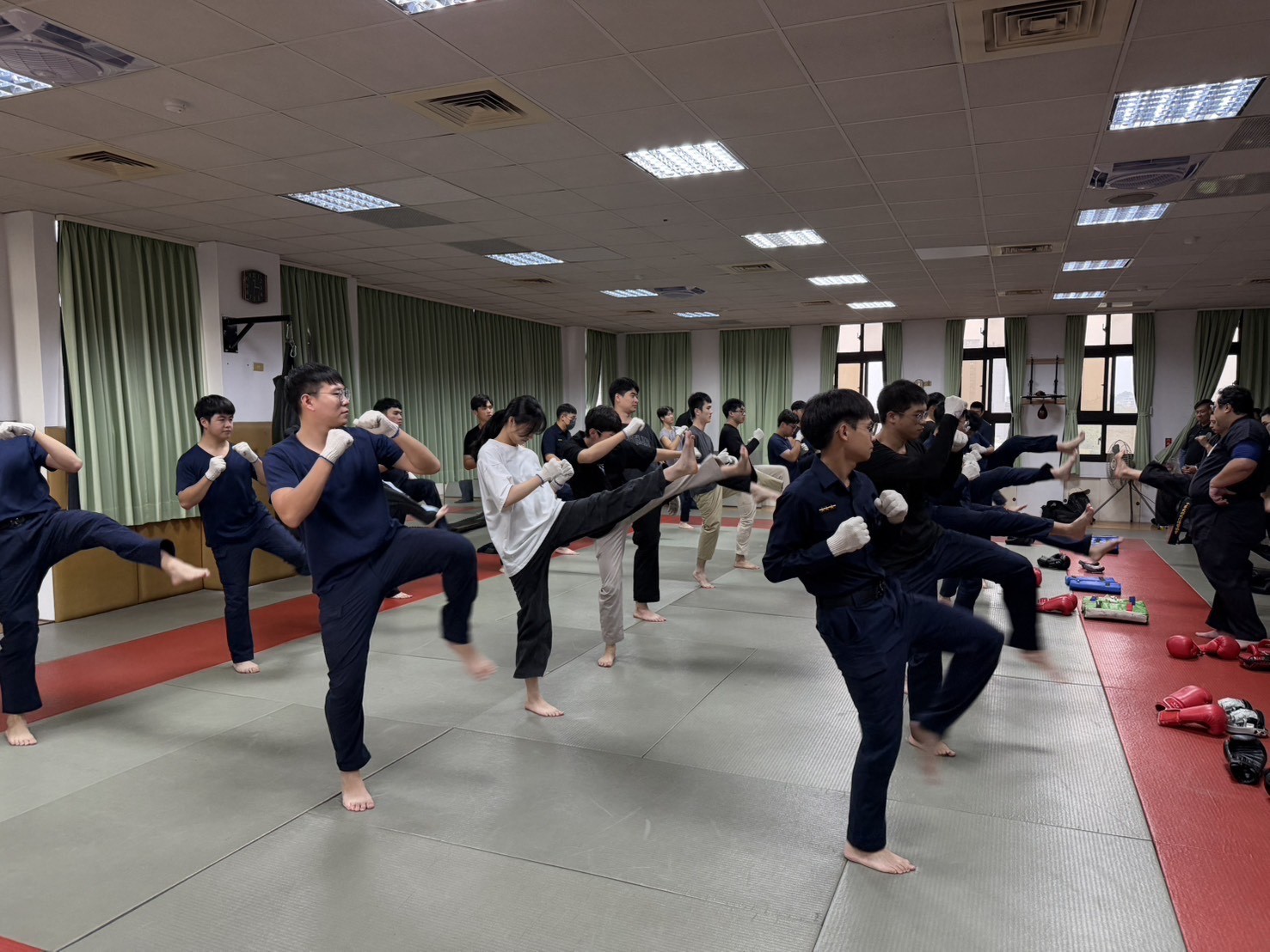 土城分局辦理「初任警職搏擊技術訓練」，成效顯著。（土城分局提供）