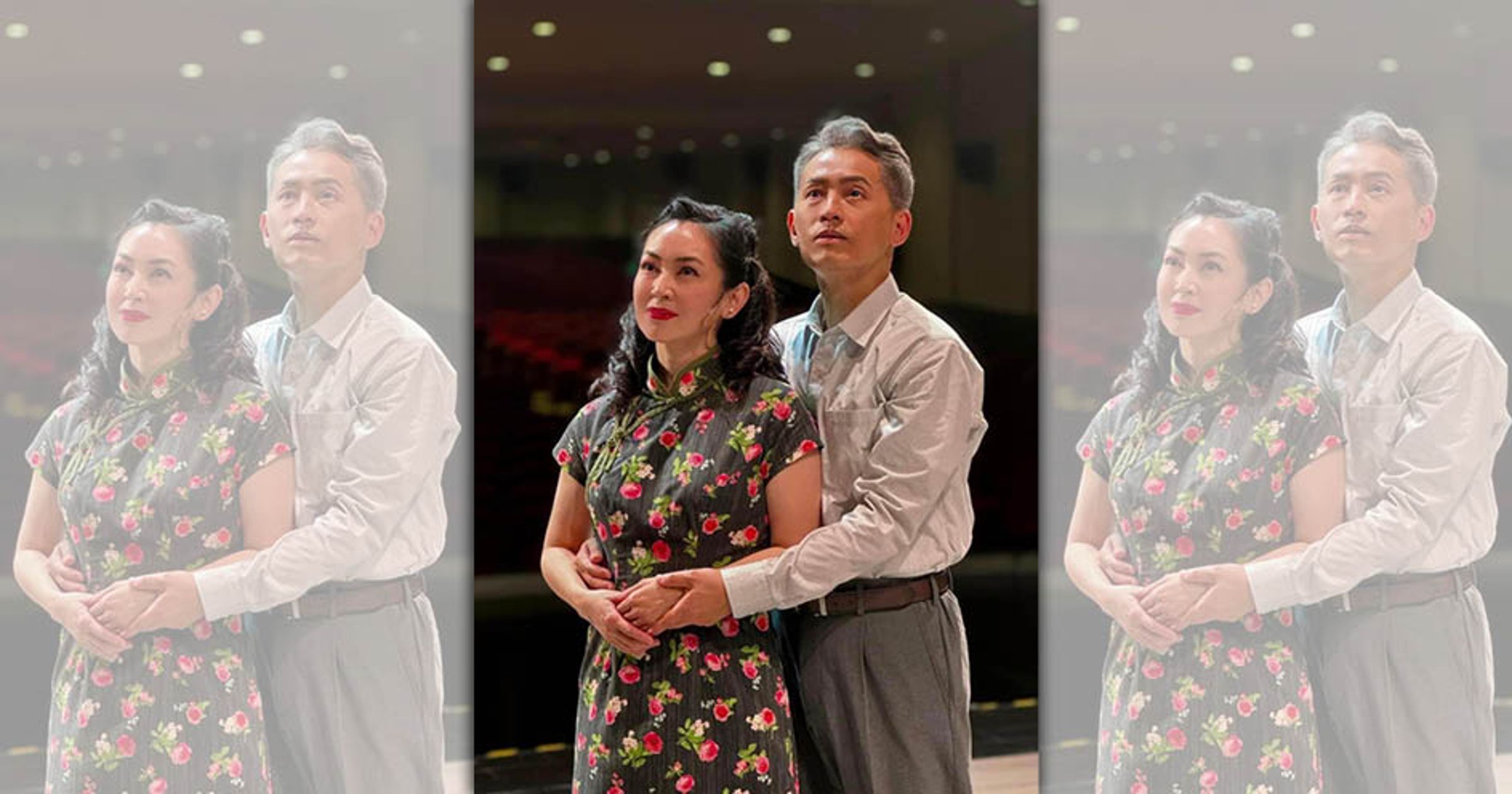 蔡燦得在《平如美棠》與王柏森扮演夫妻。(果陀劇場提供)