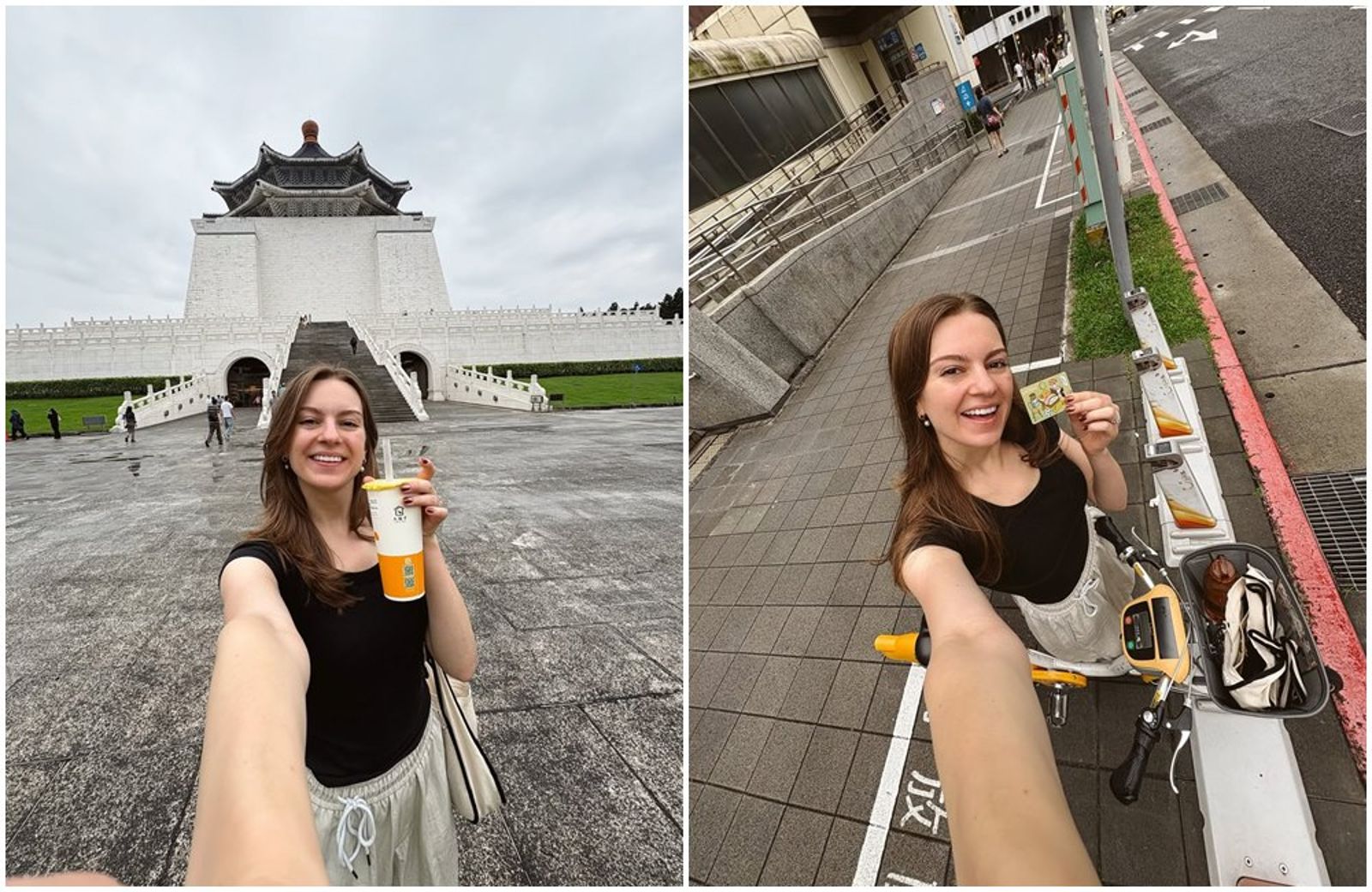 莫彩曦開刀前衝台灣獨旅！　穿梭巷弄吃美食：愛老公也愛台灣
