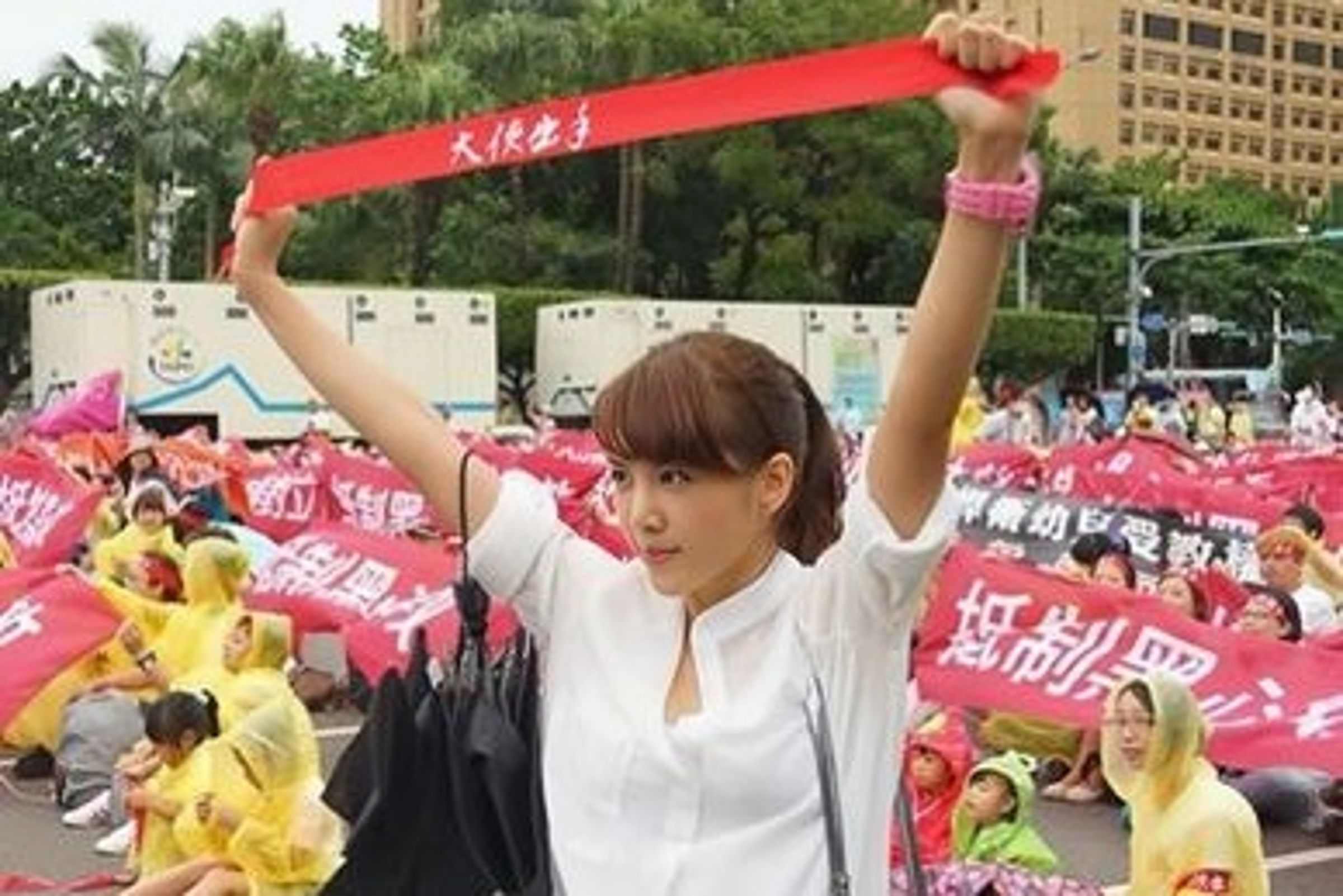 楊晨熙是兒童台姐姐出身，一向很關注兒童議題。（翻攝自楊晨熙臉書）