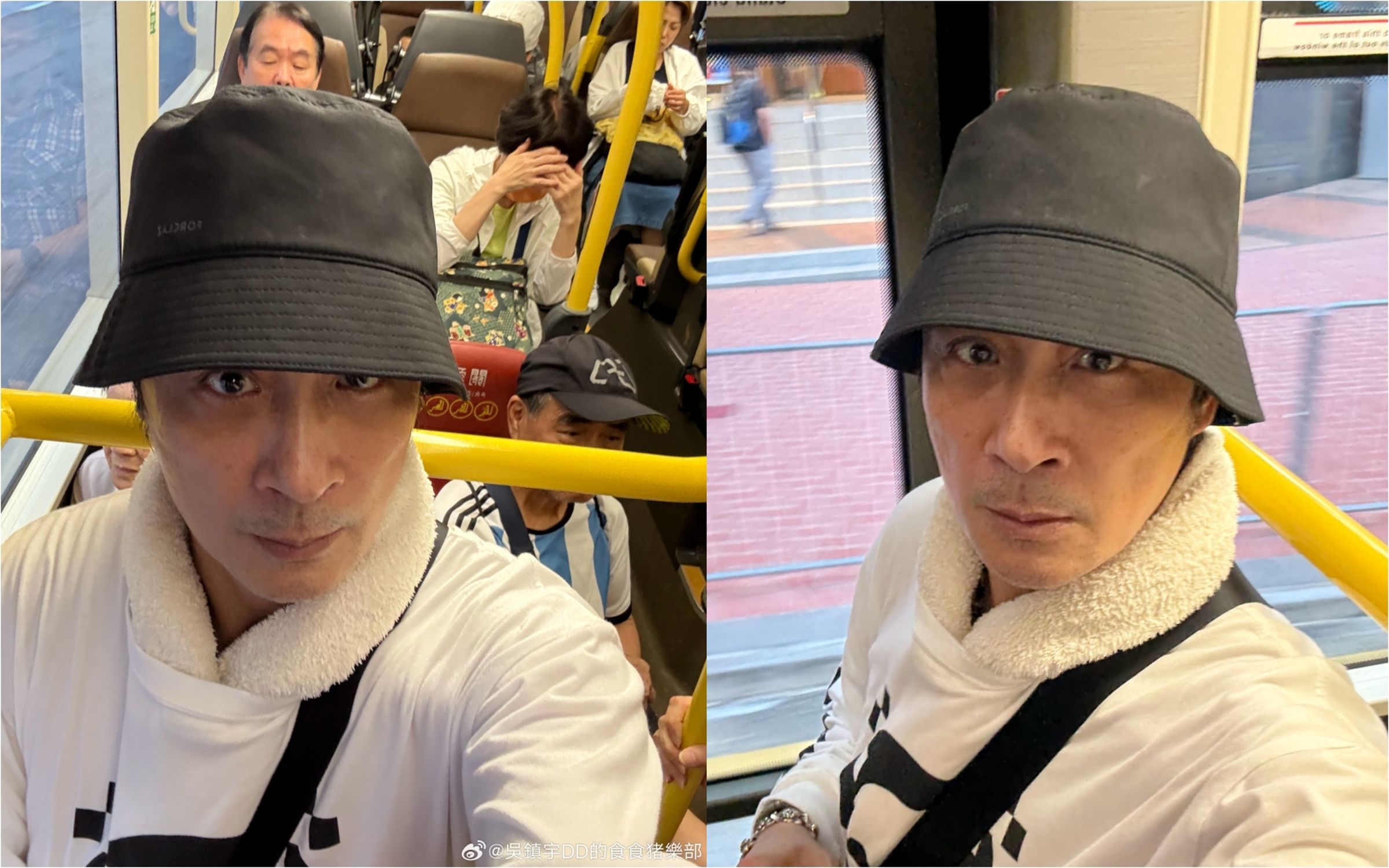影帝吳鎮宇搭公車差點被趕下車,原來竟是因為外表太凍齡!(翻攝自吳鎮宇微博)