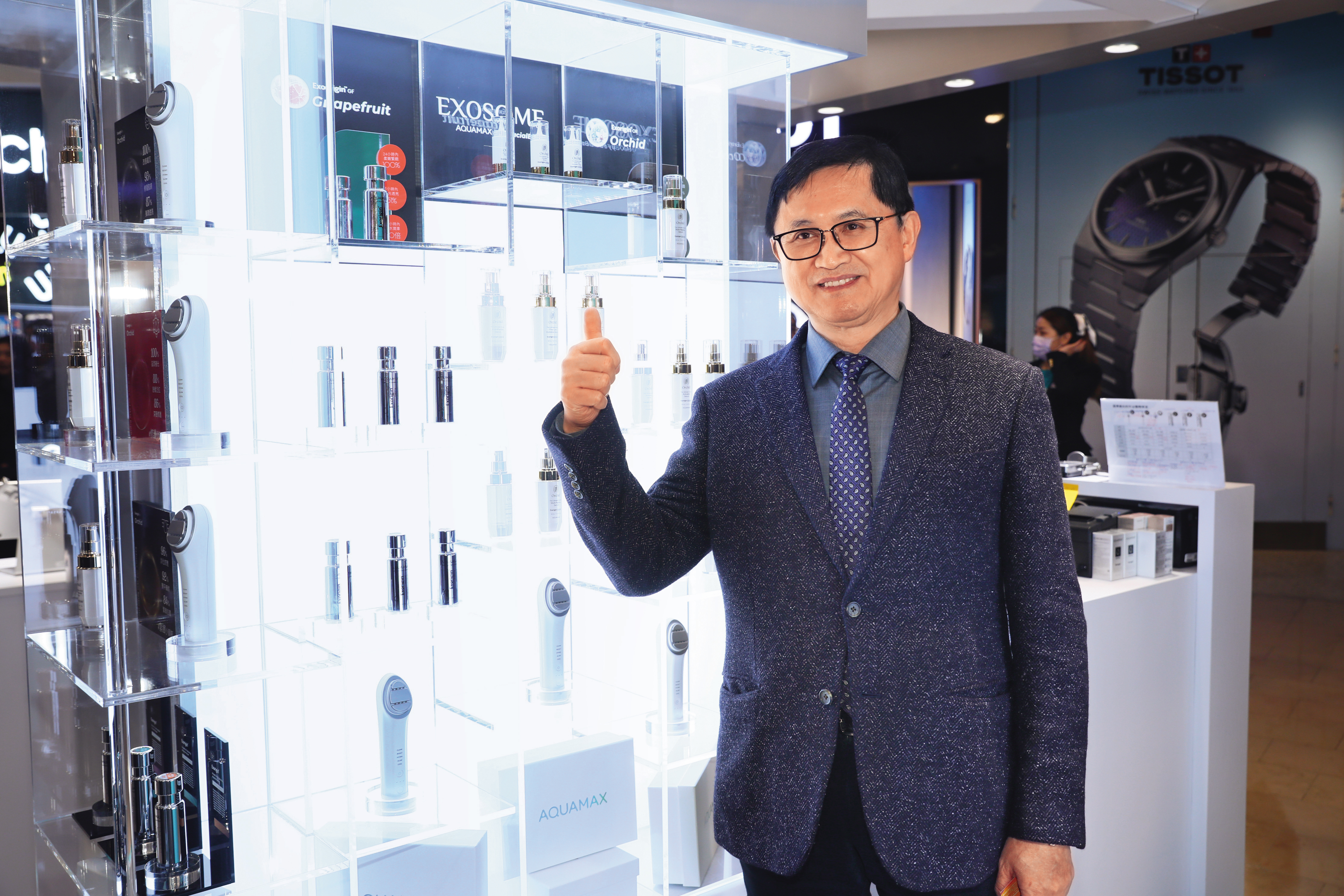 和碩集團董事長童子賢以雙箭頭佈局打造美顏生態圈。