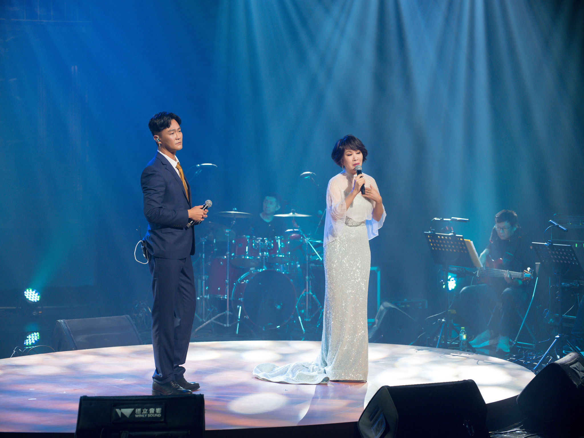 林淑容與林俊逸將於9月28日在高雄流行音樂中心舉辦《林淑容2024昨夜星辰》巡迴演唱會。（媒體棧提供）