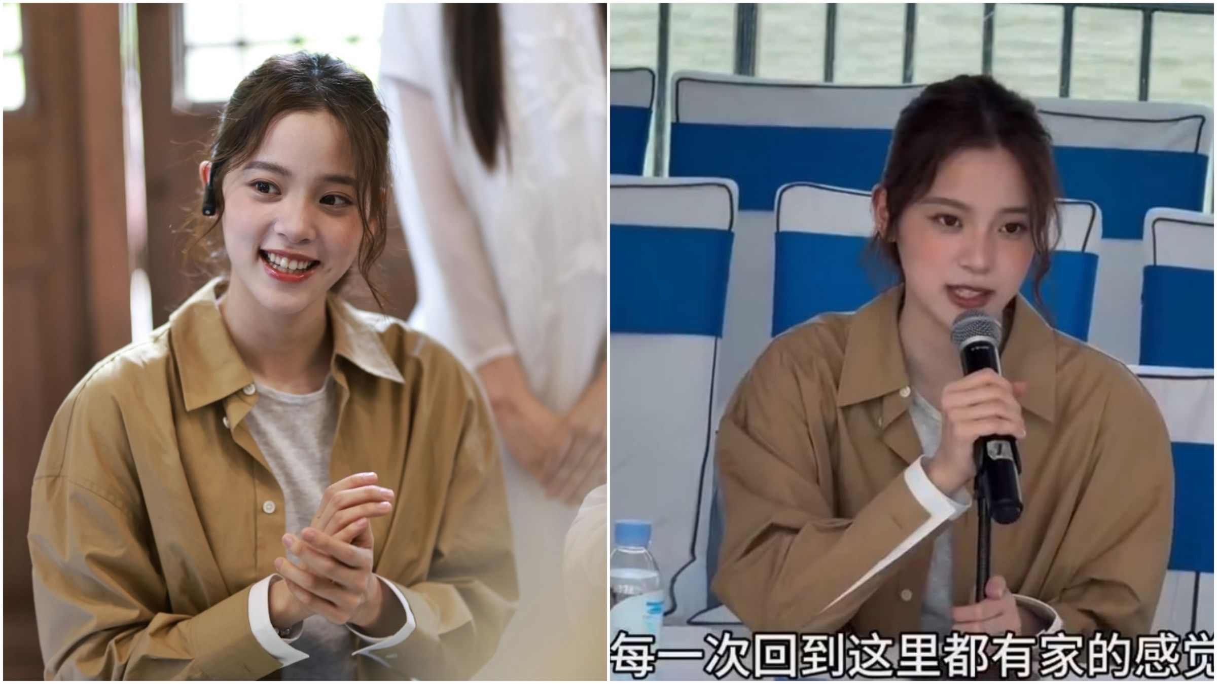 歐陽娜娜表示,每一次回到中國吉安都有種家的感覺。(翻攝微博)