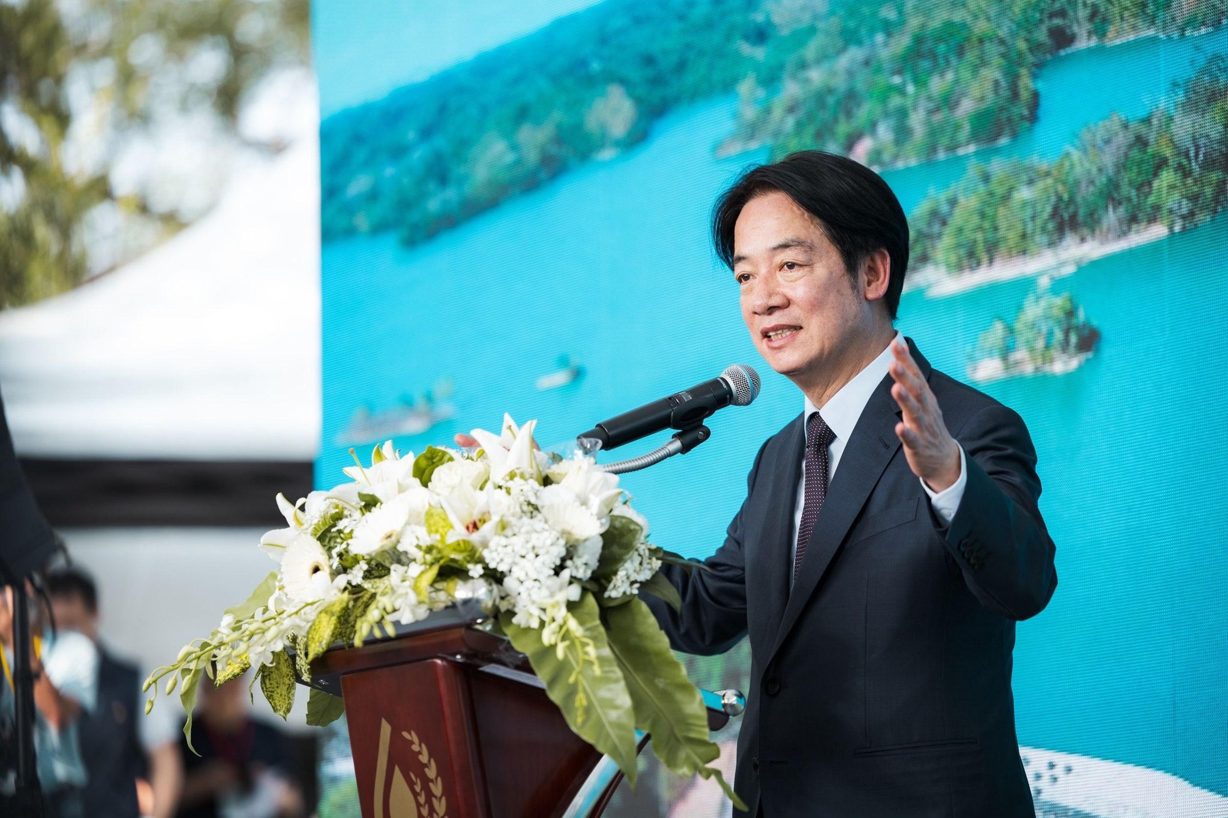 賴清德520就職典禮在即,中國駐美大使館發言人劉鵬宇嗆「不會改變台灣必將回歸祖國的歷史大勢」。(翻攝自臉書@賴清德)