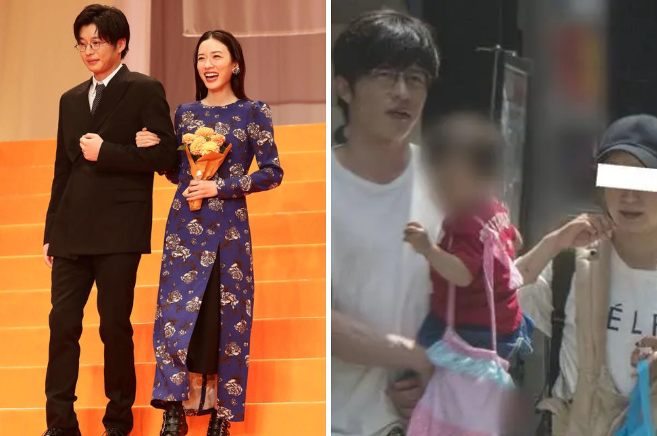 永野芽郁、田中圭（左）的不倫戀還有第二彈的原因終於曝光，據傳原來是跟SAKURA有關。（翻攝網路）