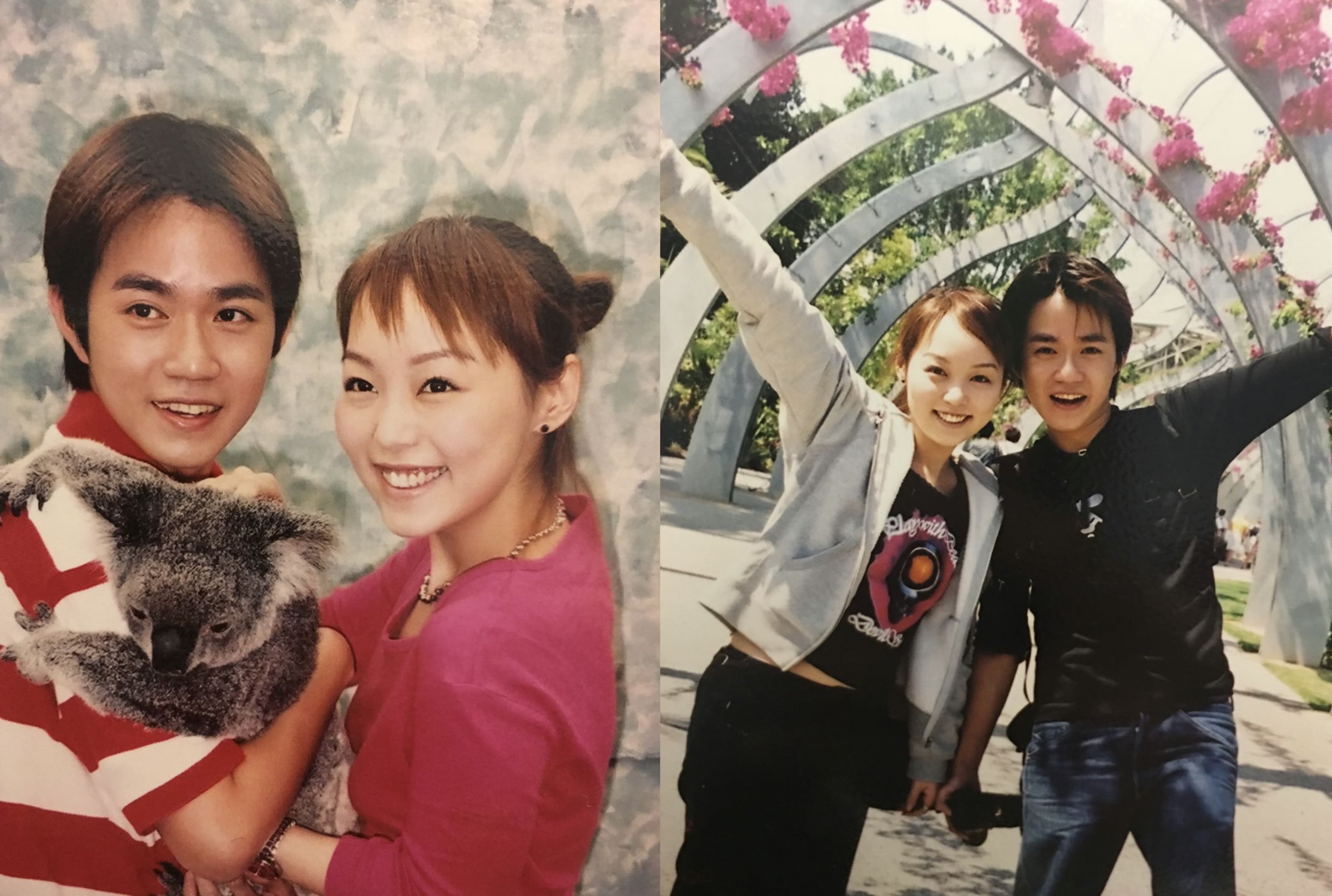 藝人李岳曬出昔日與水蜜桃姐姐的合照（圖／翻攝李岳IG）