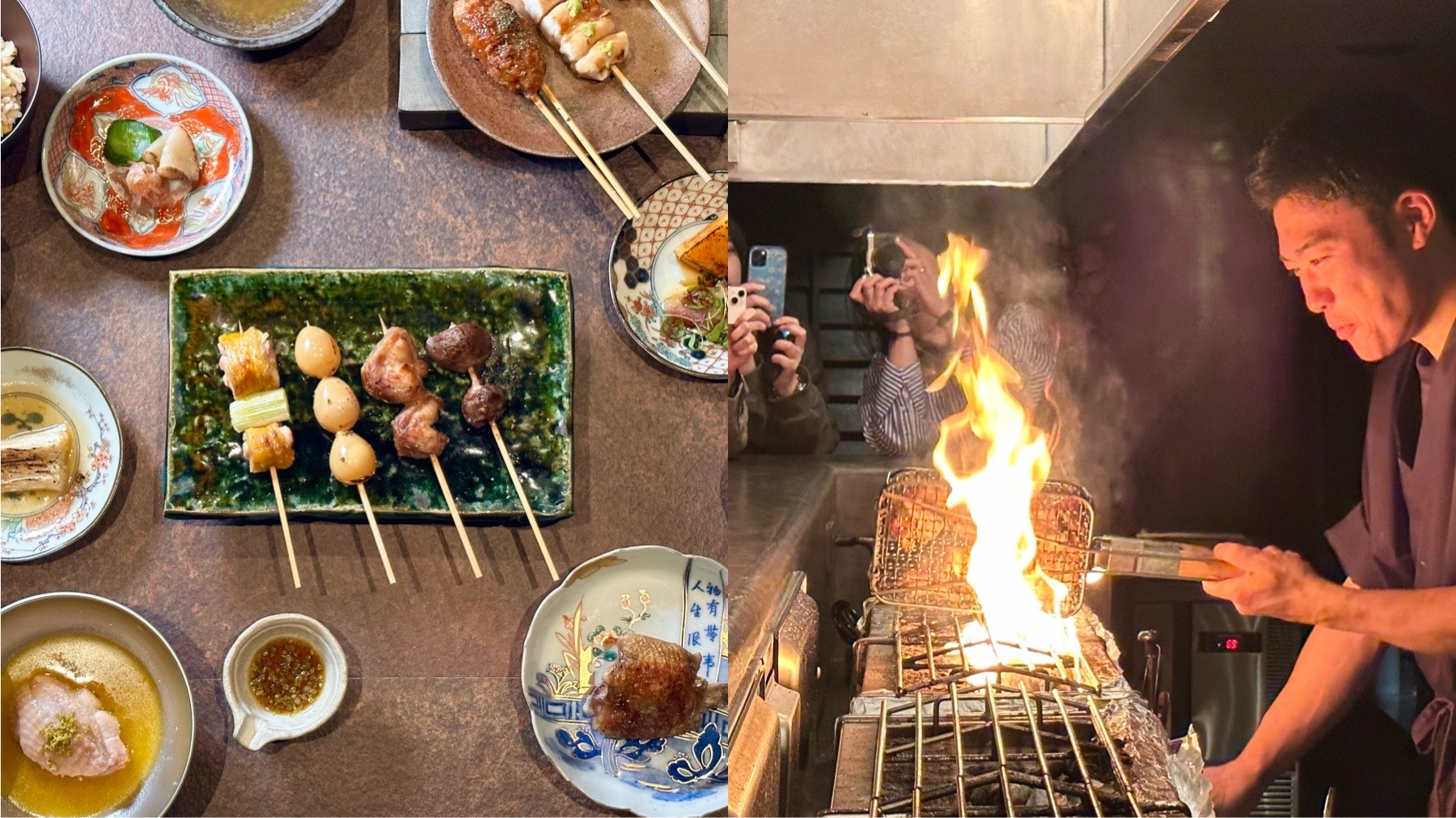 日本米其林一星餐廳「燒鳥市松」，跨海來台開設姊妹店「fumée」。