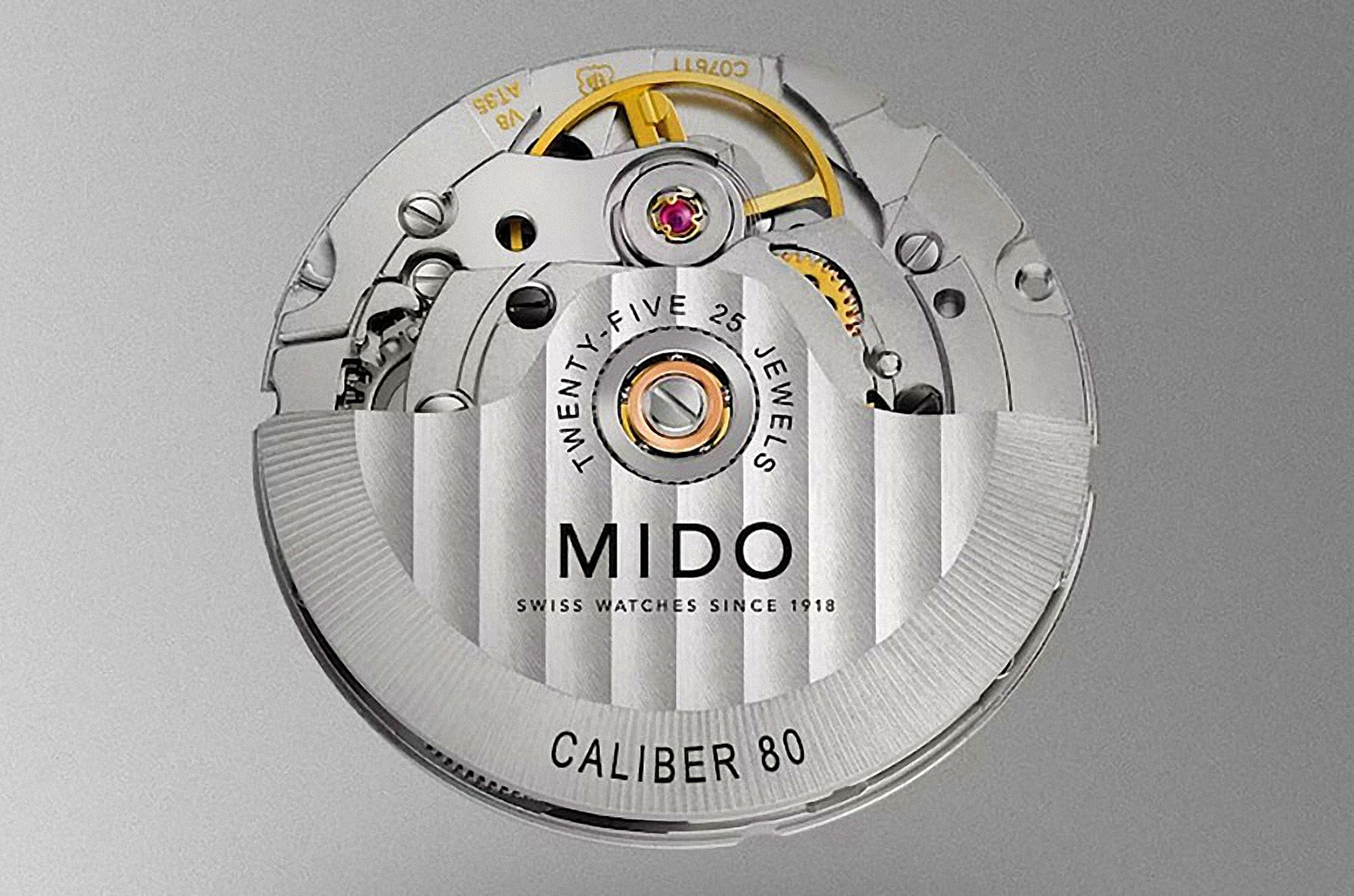 Caliber 80 搭載 Nivachron 抗磁游絲,80 小時動力兼具穩定與耐用。