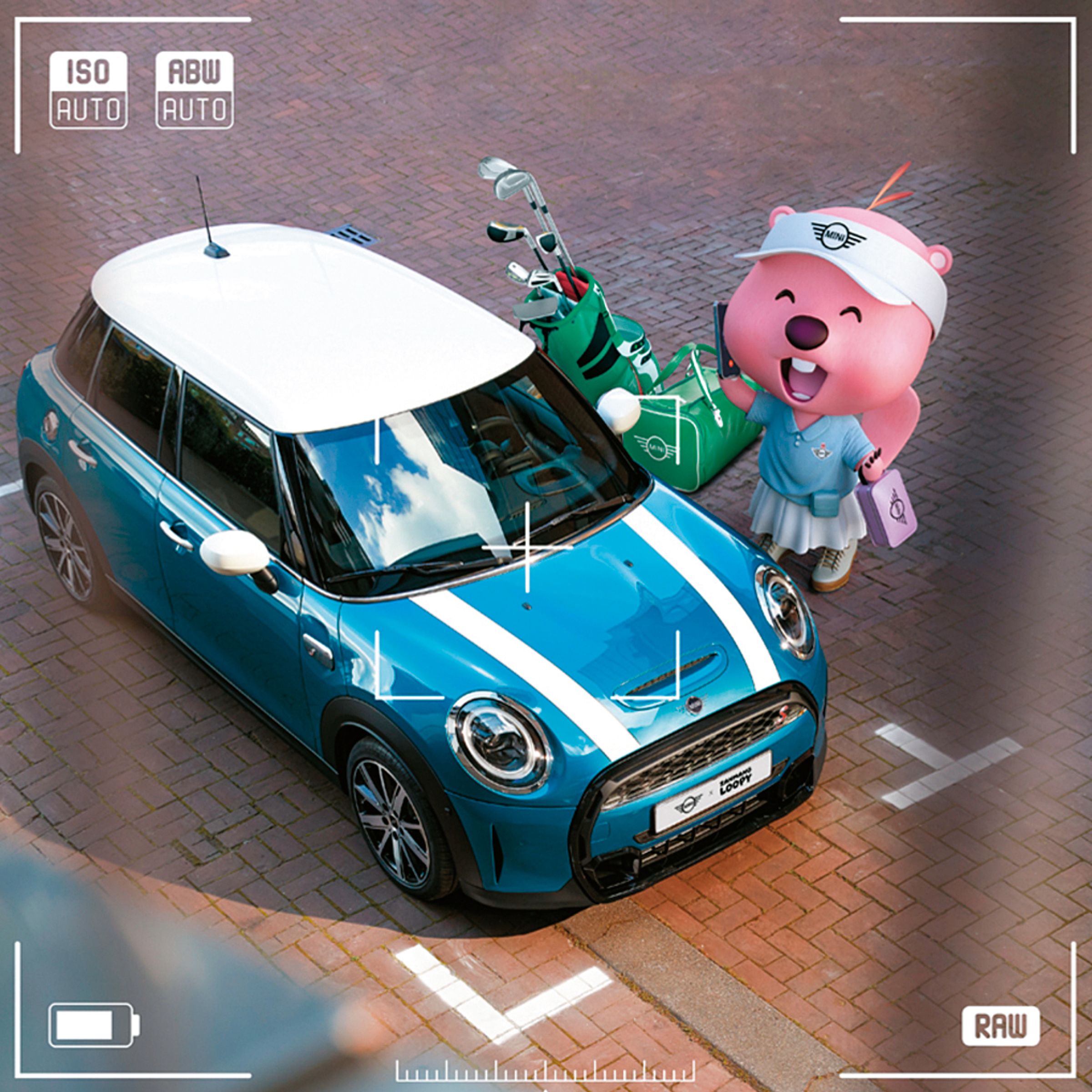 Loopy因與粉絲的互動性,成為廠商合作對象。(翻攝自www.press.bmwgroup.com)