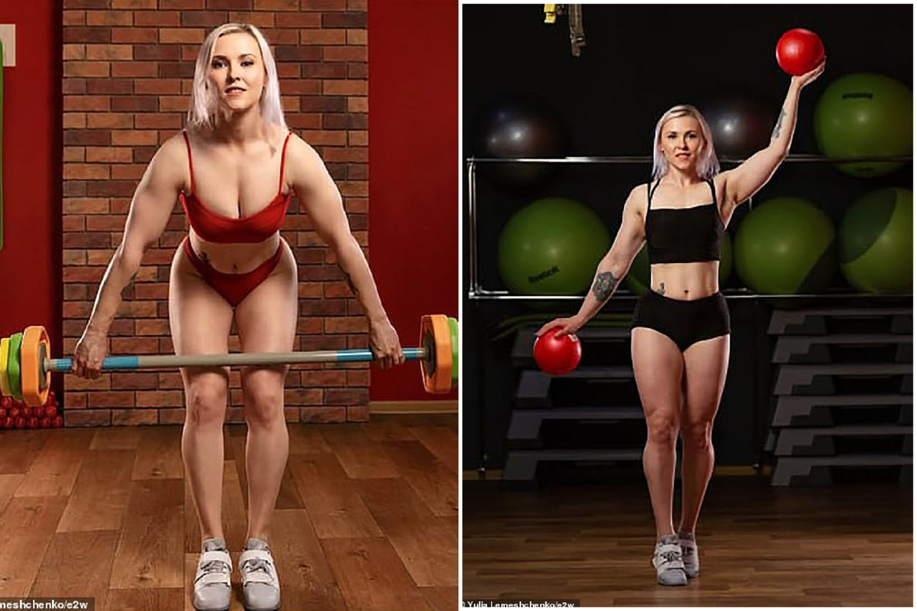 烏克蘭「美人計」健力女冠軍當間諜，試圖刺殺普丁軍事大將失敗被抓。（翻自《每日郵報》）