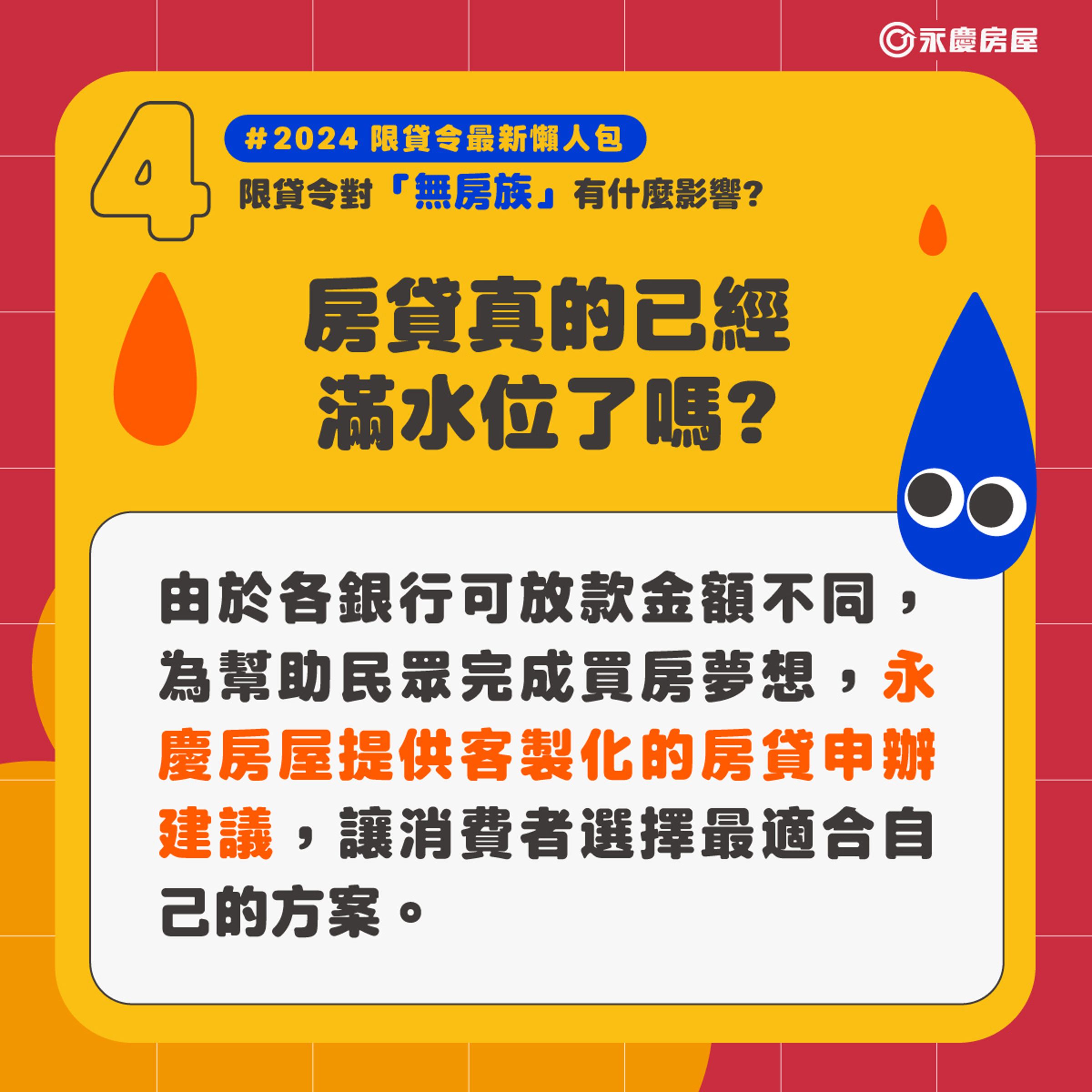 永慶房屋提供客製化的房貸申辦方案,給予消費者多元的選擇空間。