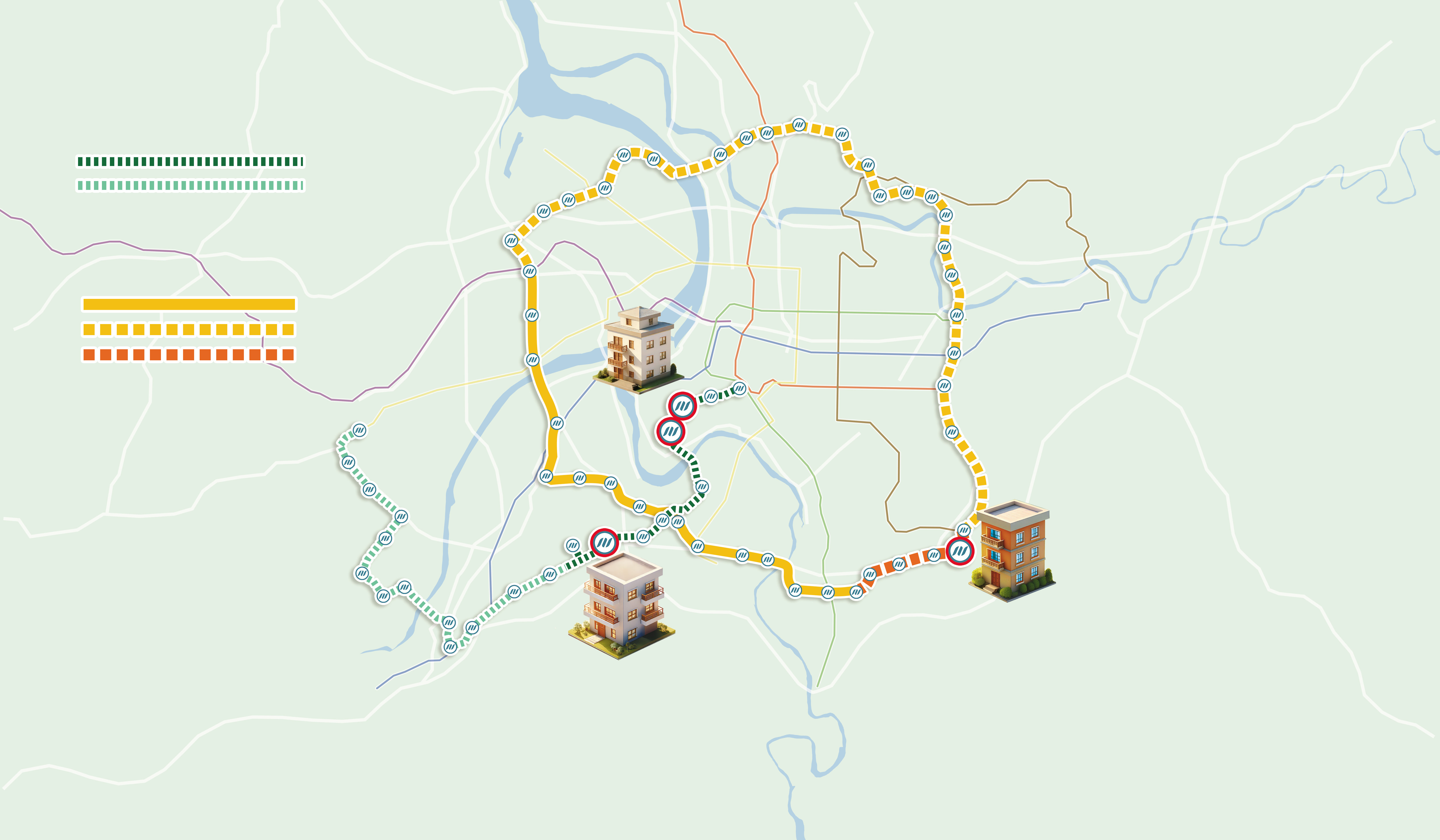 懂得卡位施工中的捷運線，可享受未來通車後的增值空間。