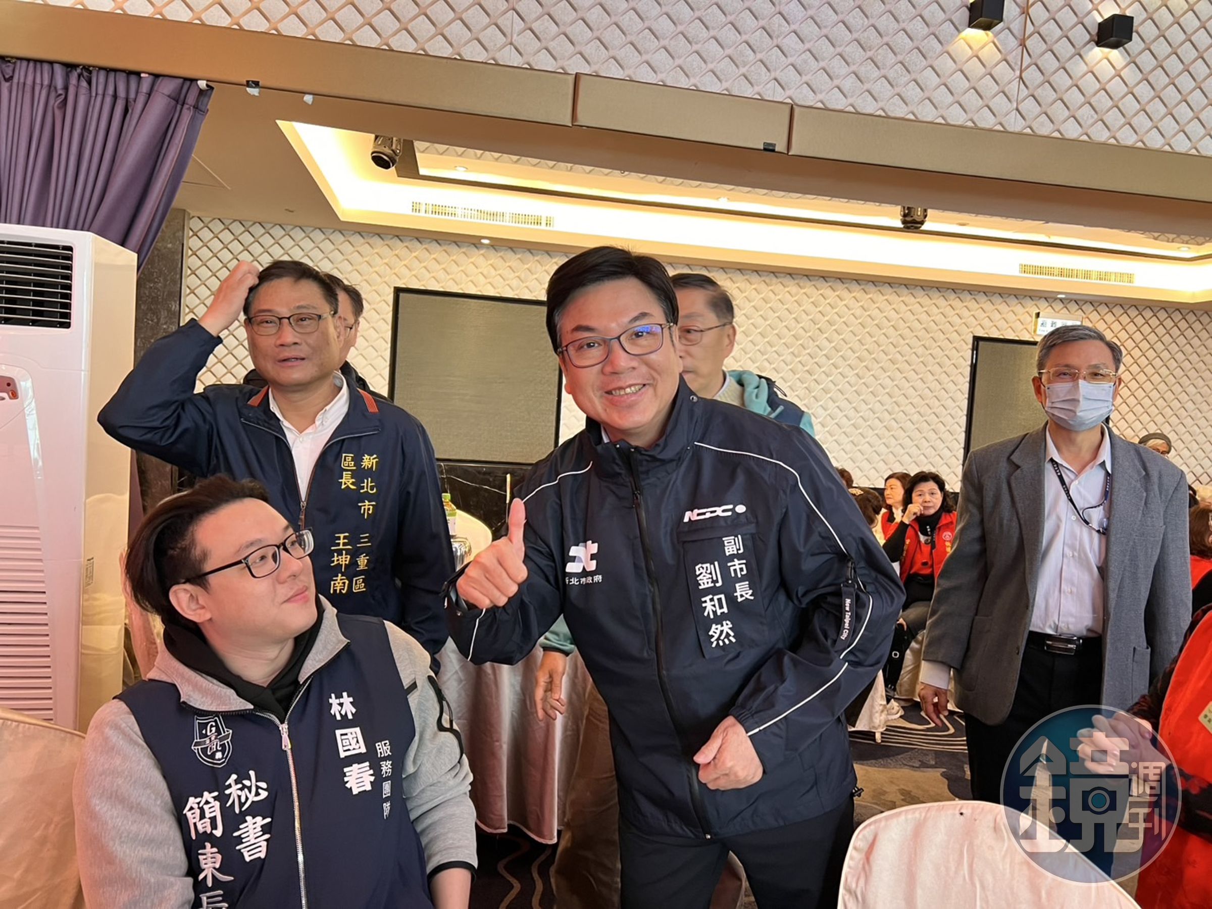 有意爭取新北市長的副市長劉和然，18日代表市長侯友宜出席婦女會新春團拜，成現場焦點。