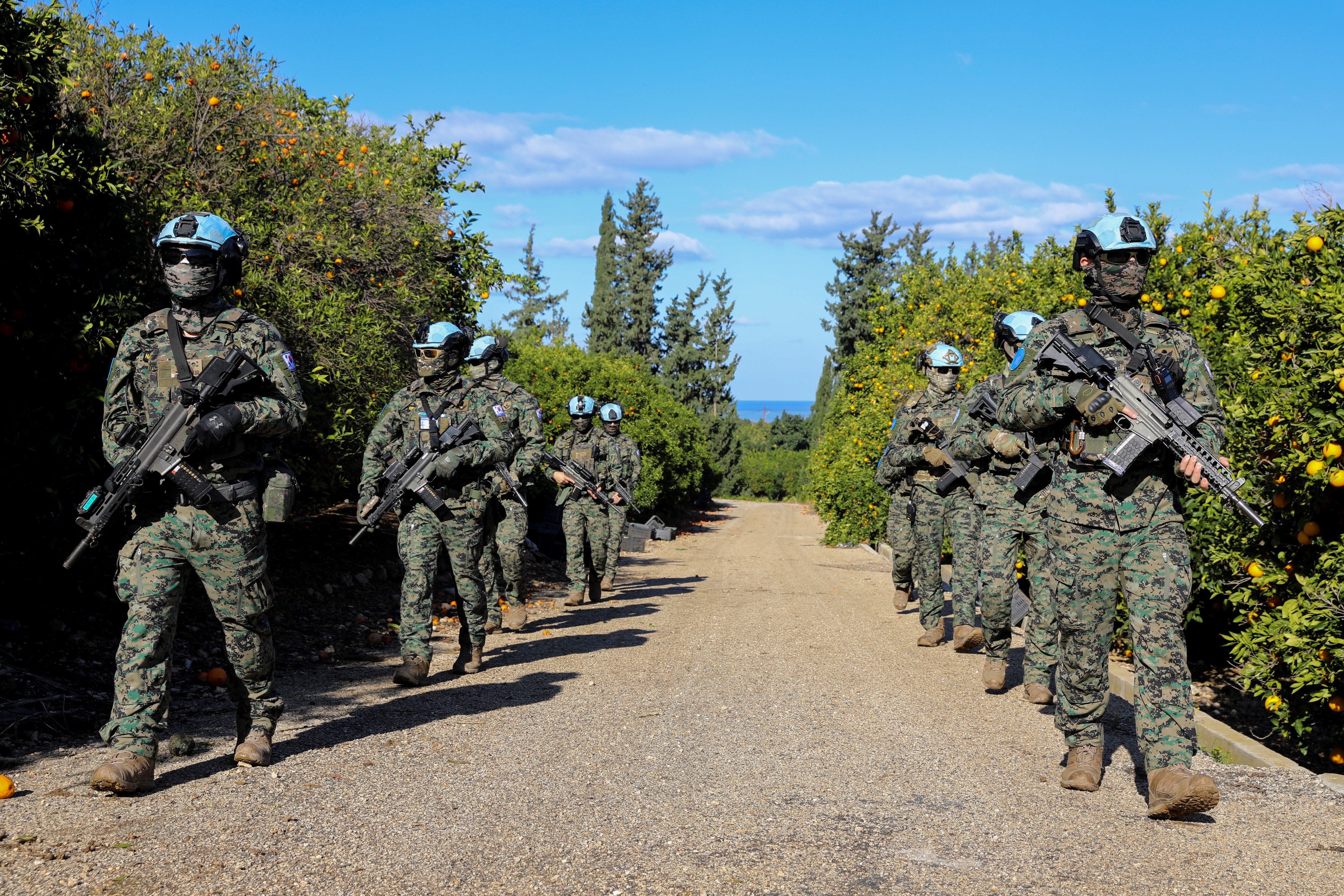 因應北韓炸毀道路，南韓也自軍事分界線以南展開「對應射擊」。（示意圖，翻攝自합동참모본부官網）