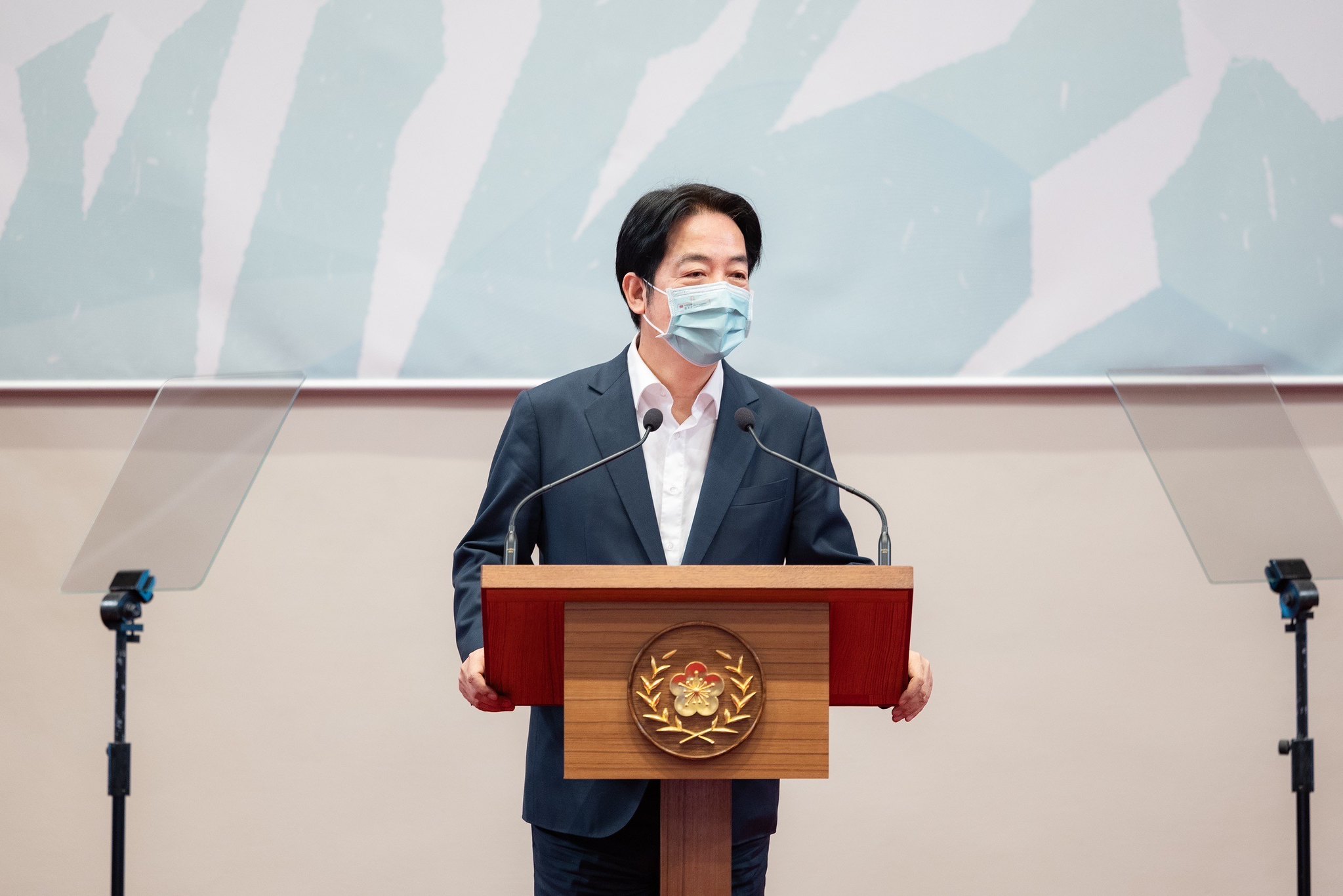 賴清德今主持國家氣候變遷對策委員會第2次委員會議。(總統府提供)