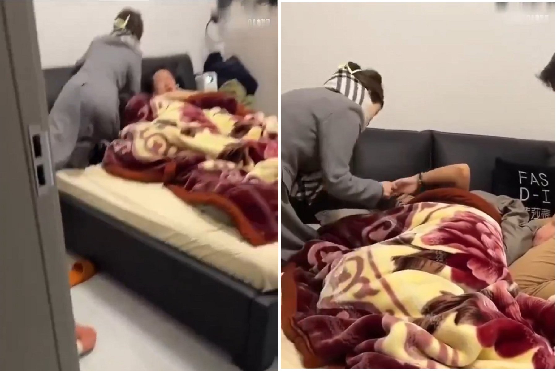 人妻捉姦出軌老公在床，「關懷小三」成模範！網讚爆：人美心美。（翻自X平台）