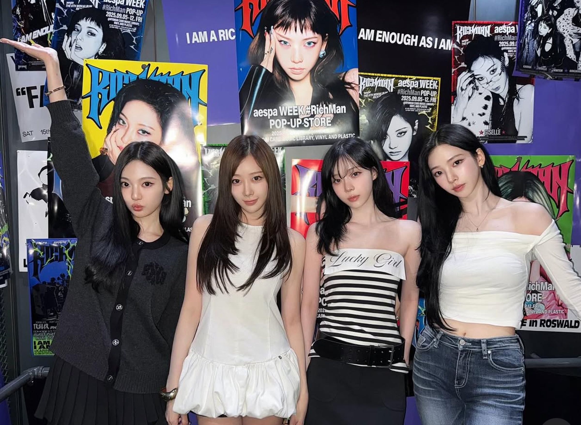 韓國女團aespa快閃店即將登台。（網路圖片）
