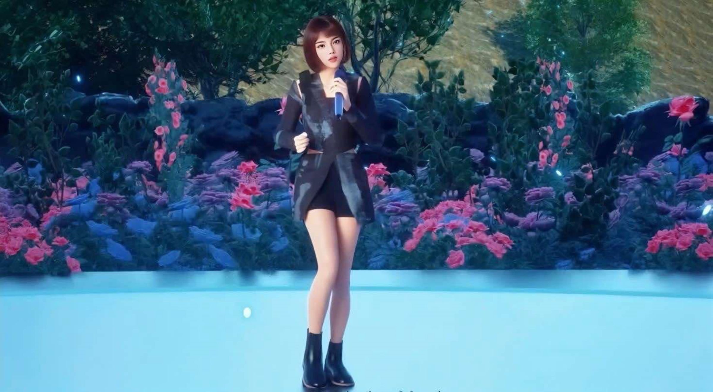 米拉蜜Mila Mii是首位受邀登上國內代工大廠旺年會的虛擬歌手。(喜歡音樂提供)