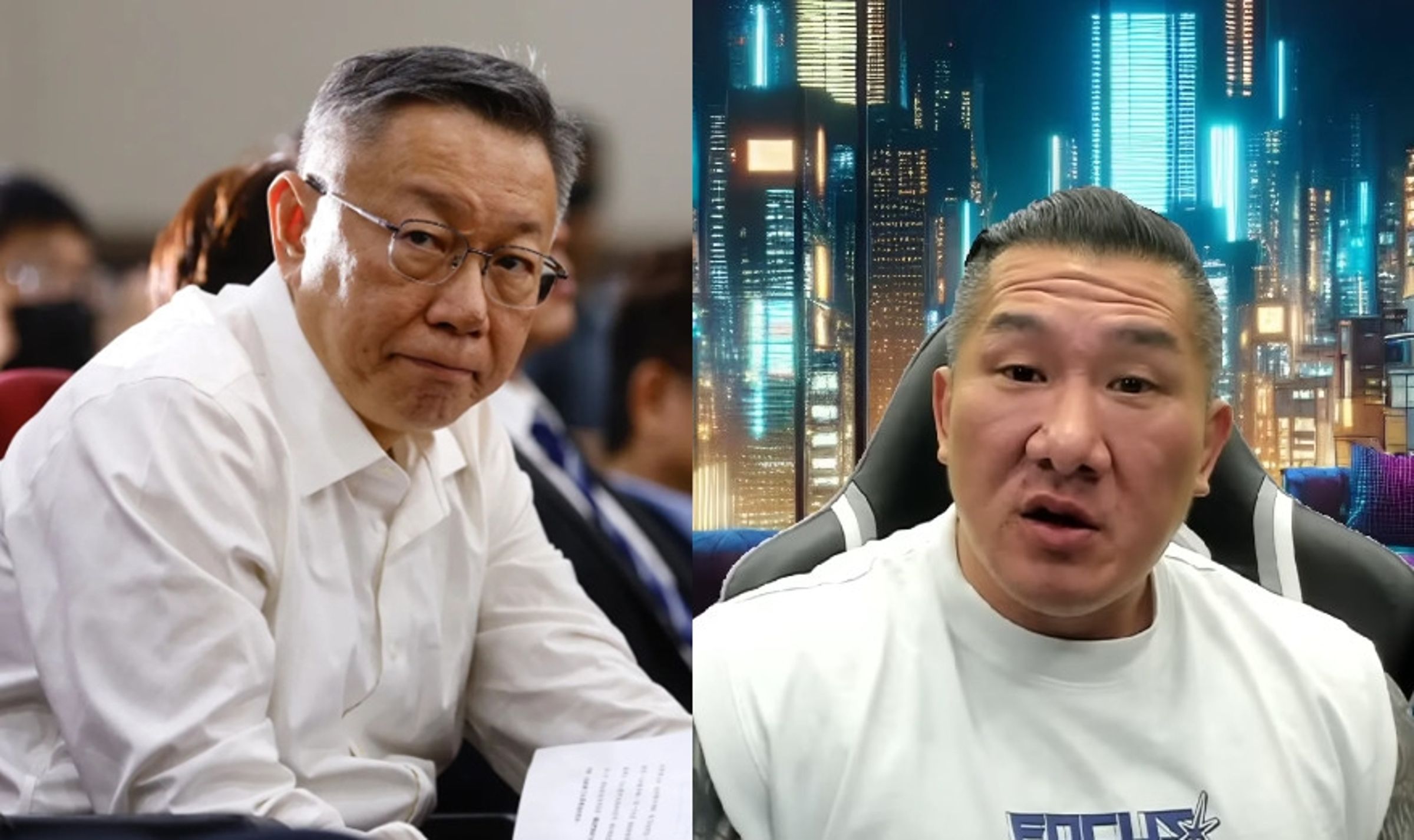 館長曾在直播中揚言,如果柯文哲被搜索,將率眾包圍地檢署。(翻攝館長YT、本刊資料照)