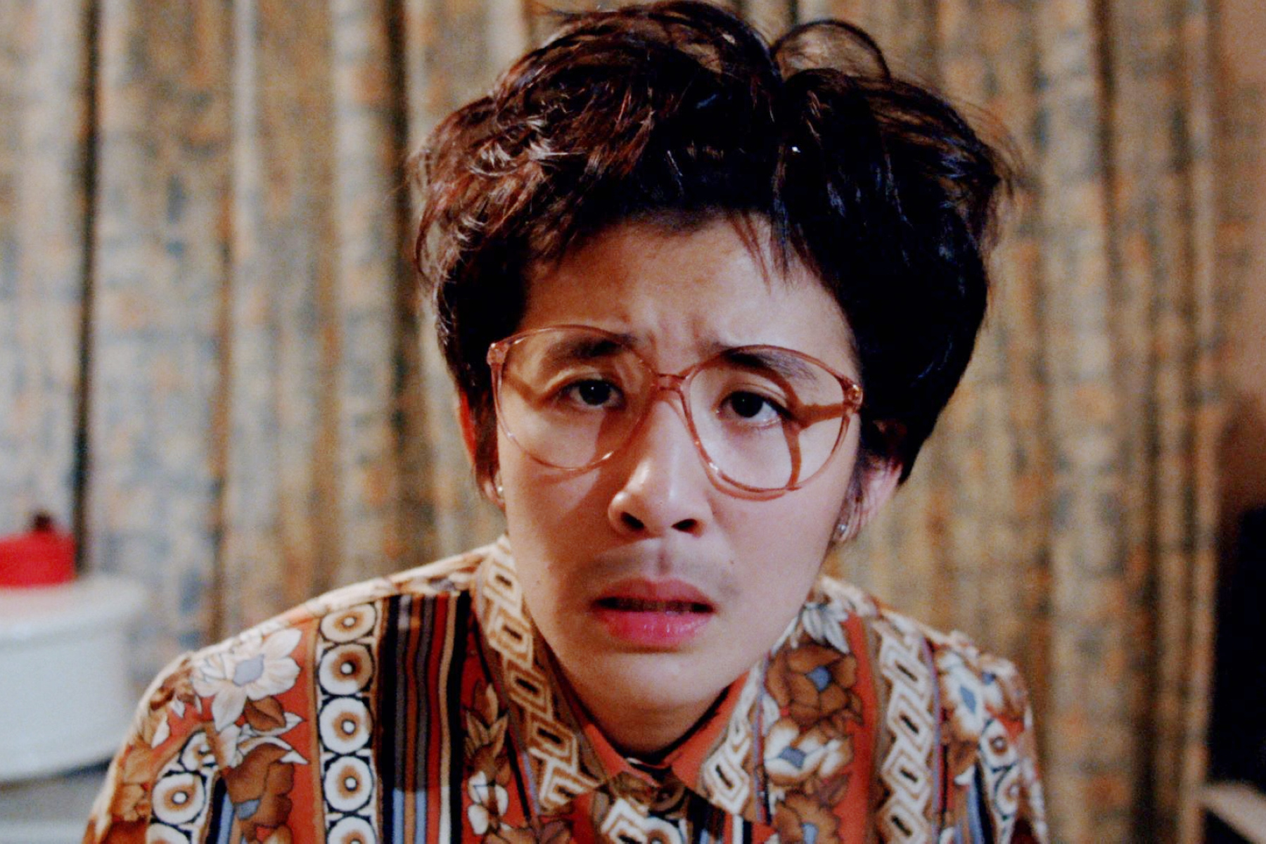 吳君如在《家有囍事》原本是要演「表姑媽」角色，但在張國榮欽點毛舜筠演出之下，改去飾演「程大嫂」。（采昌提供）