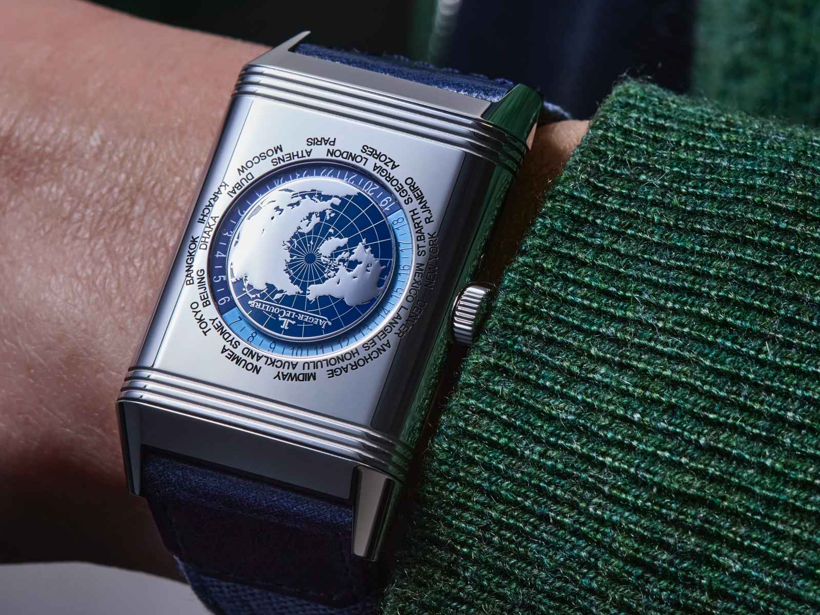 新錶 2025 ／翻轉錶殼，給你全世界！積家發表 Reverso Tribute Geographic 地理學家腕錶