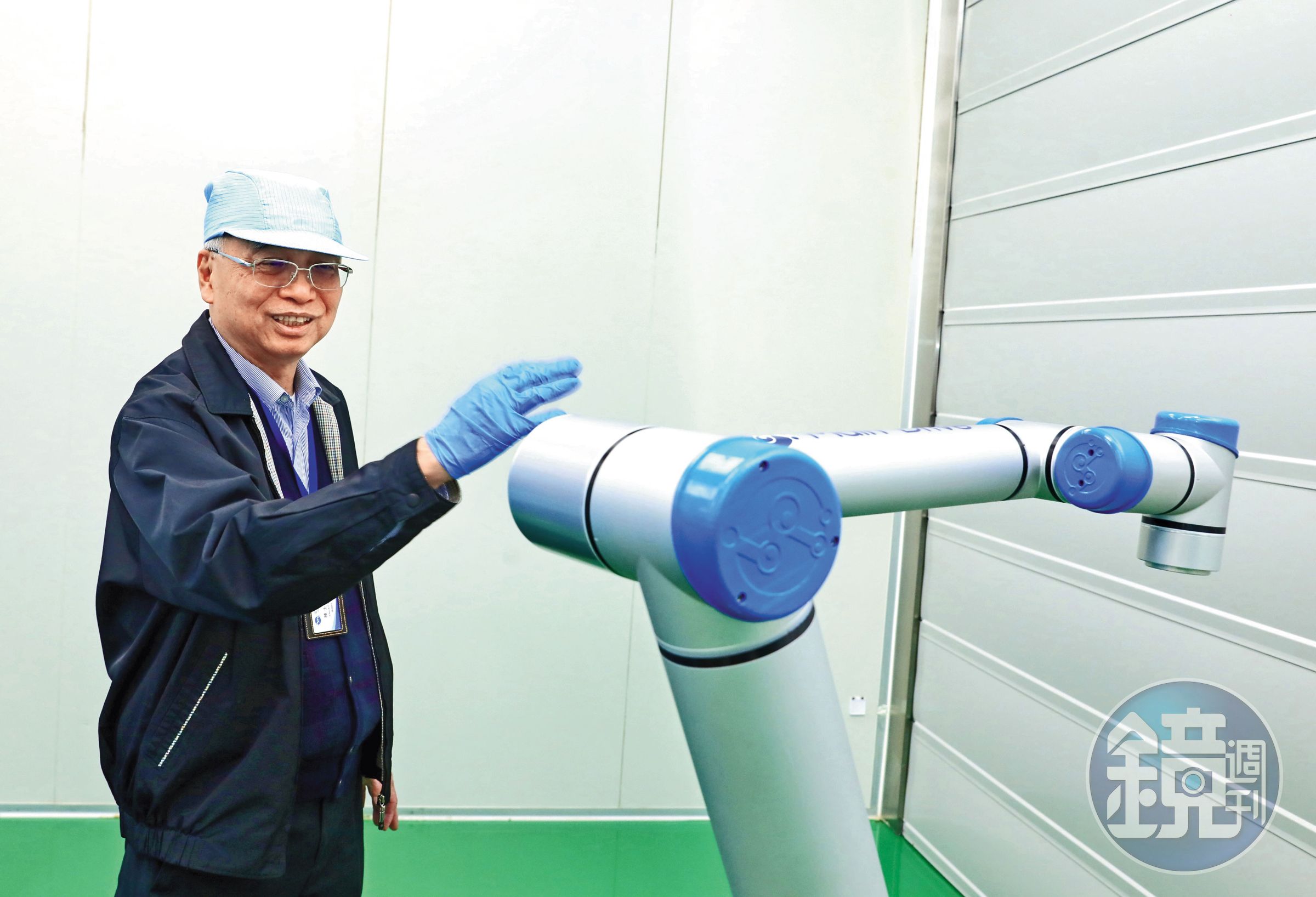 盟英透過工研院技轉推動諧波減速機國產化,這樣的理念也吸引盟立與和大投資、支持。(圖為盟英總經理陳士端)