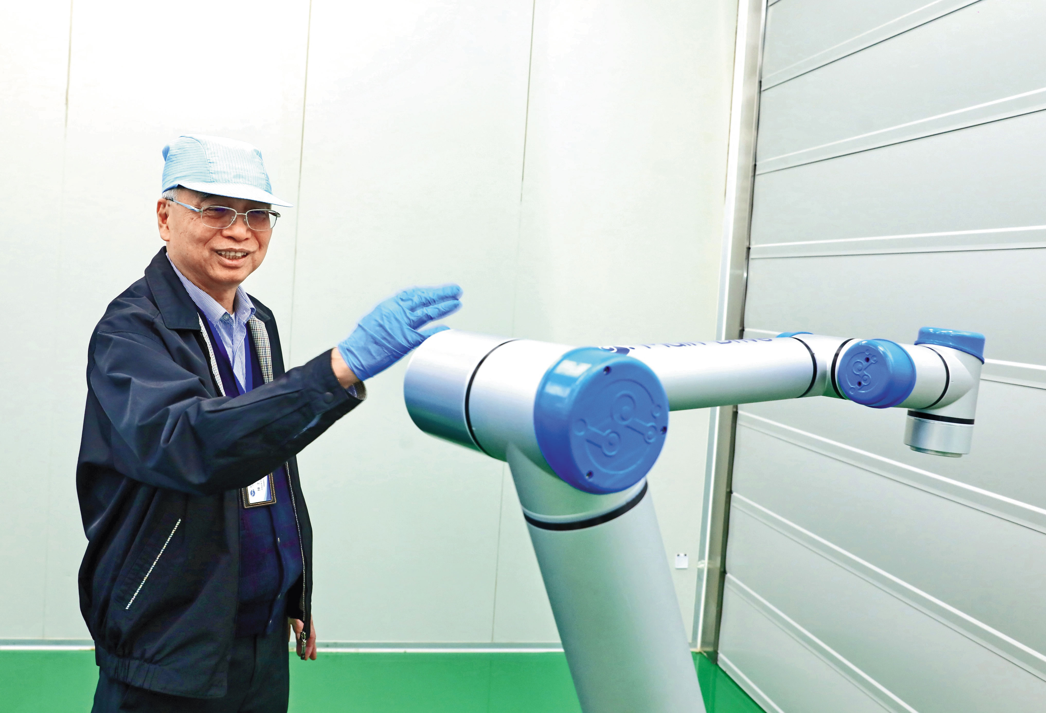 盟英透過工研院技轉推動諧波減速機國產化，這樣的理念也吸引盟立與和大投資、支持。（圖為盟英總經理陳士端）