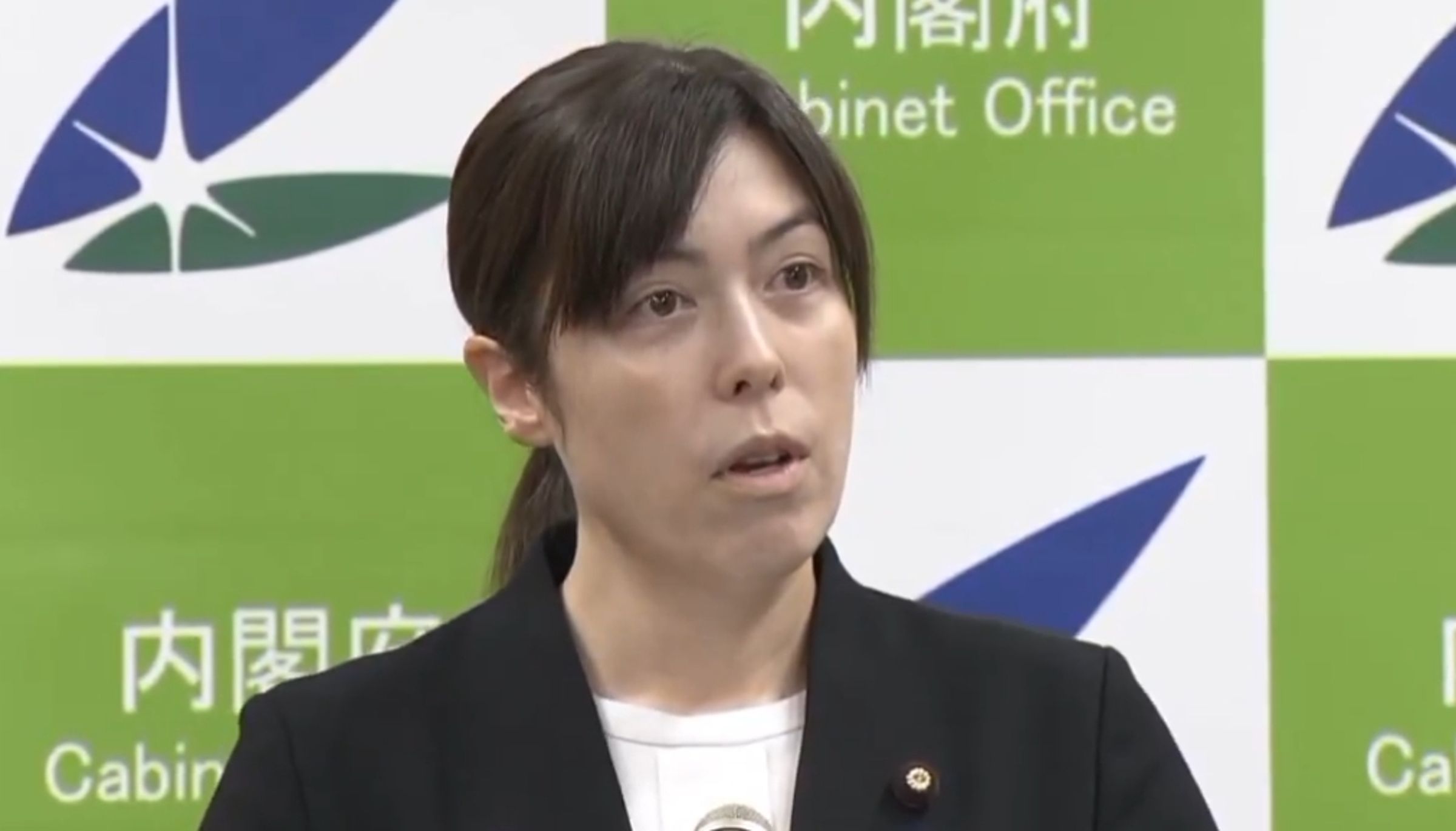小野田紀美對於中國觀光禁令是否影響日本經濟做出回應。(翻攝自X)