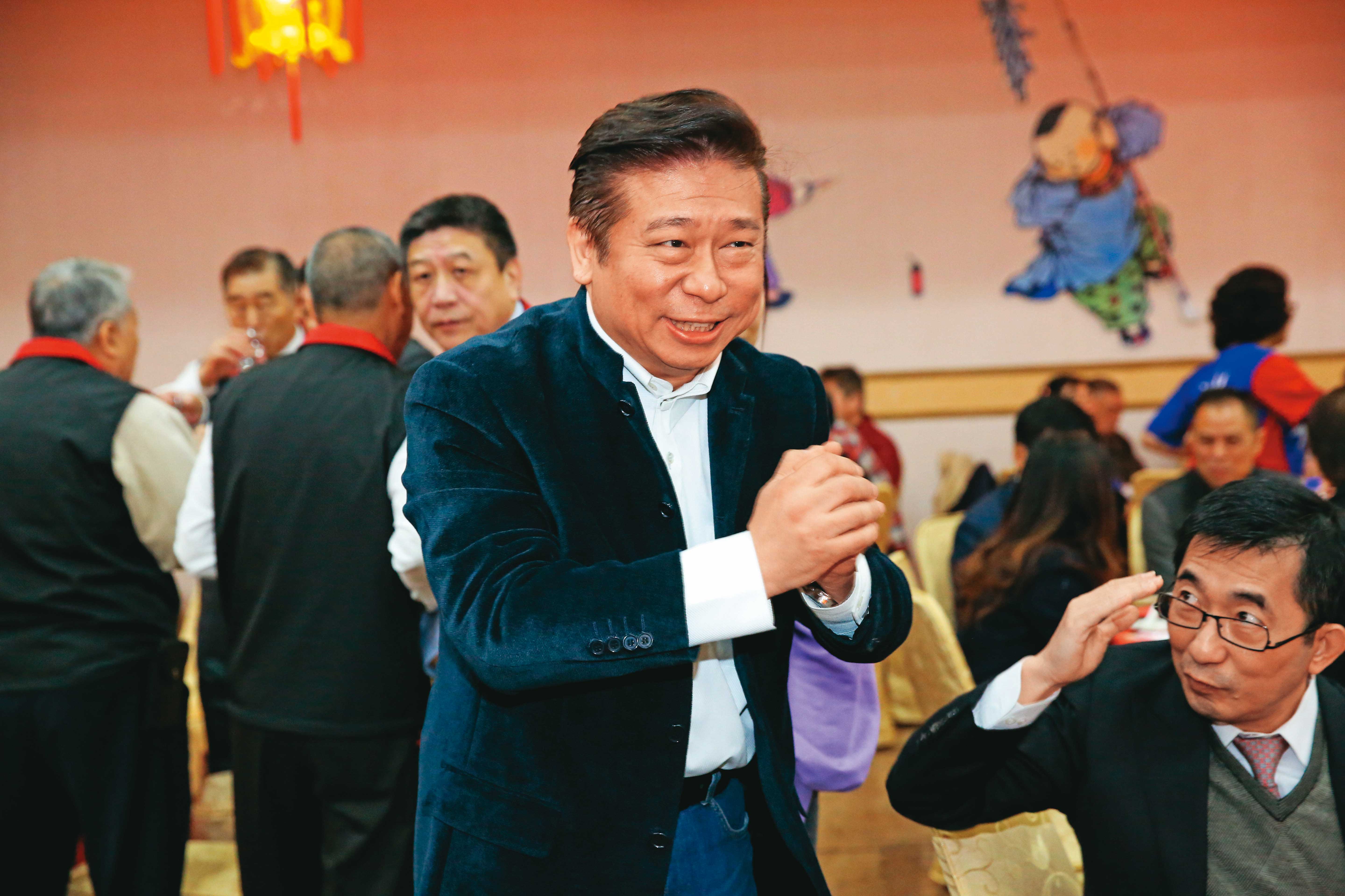 藍營的張顯耀(圖)除力促郭柯配,也爭取白營不分區立委。