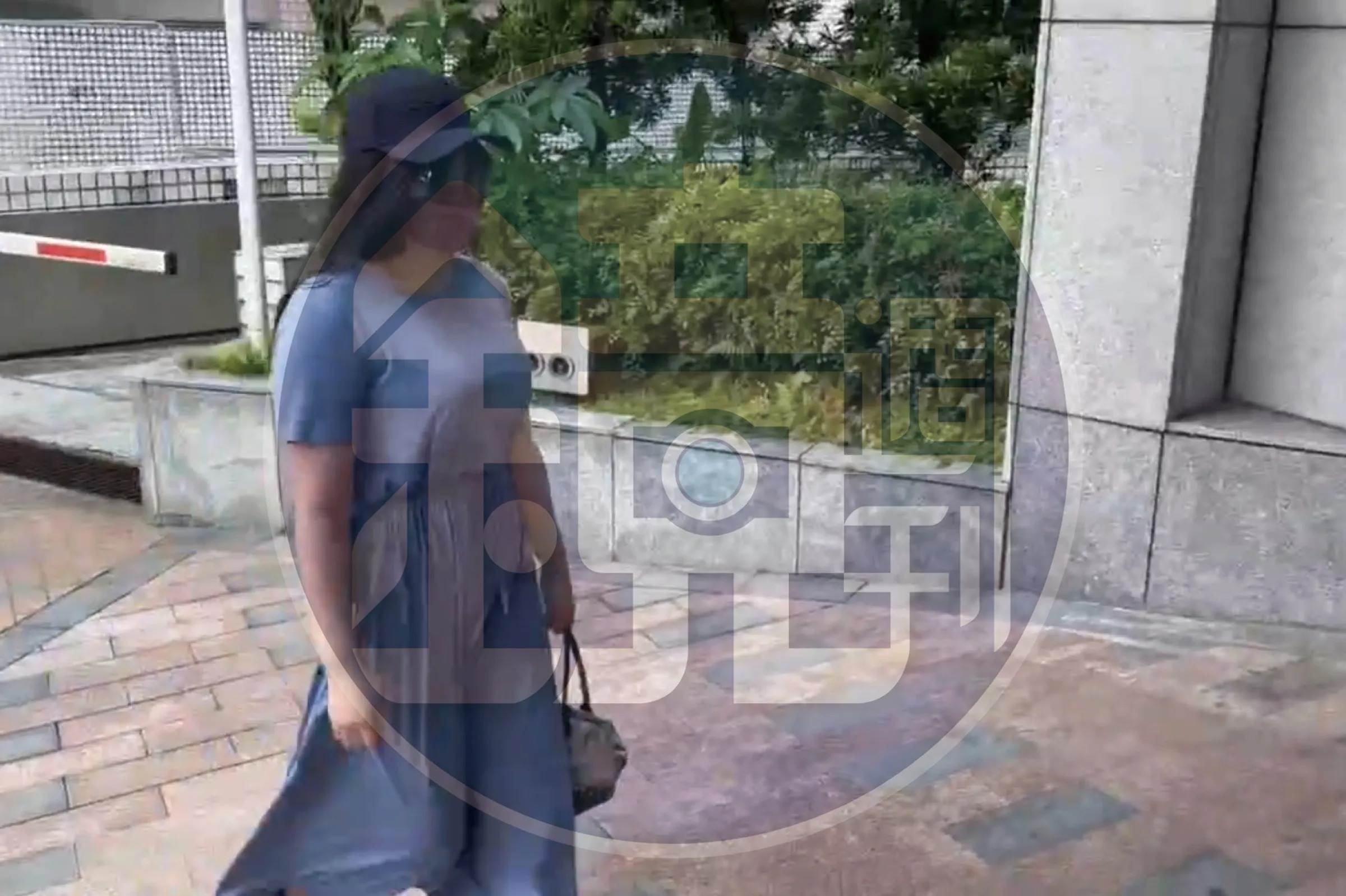 宋姓女子（圖）自稱替王文洋產子，索10億元和解金遭拒後至法院出庭。（劉志原攝）