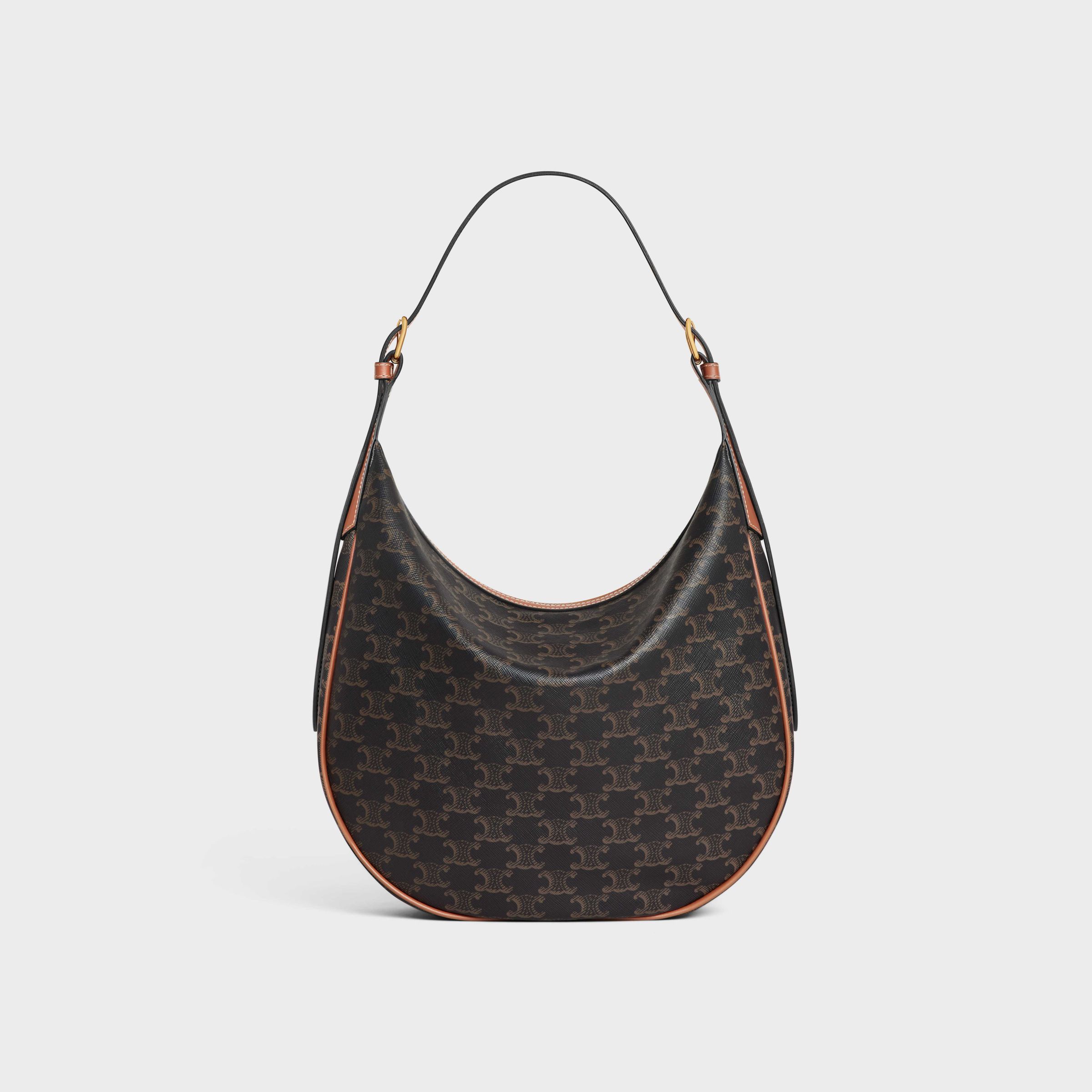 標誌印花牛皮革HÉLOÏSE手袋。價格店洽(CELINE BY HEDI SLIMANE提供)