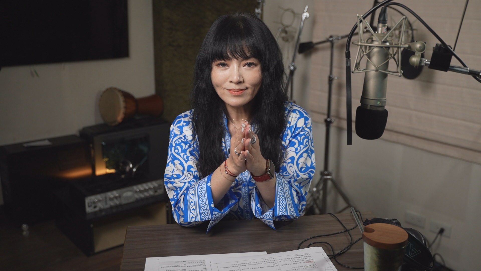 唐綺陽為失智症紀錄片《歡迎來到失智症的世界》獻聲配音。（公視提供）