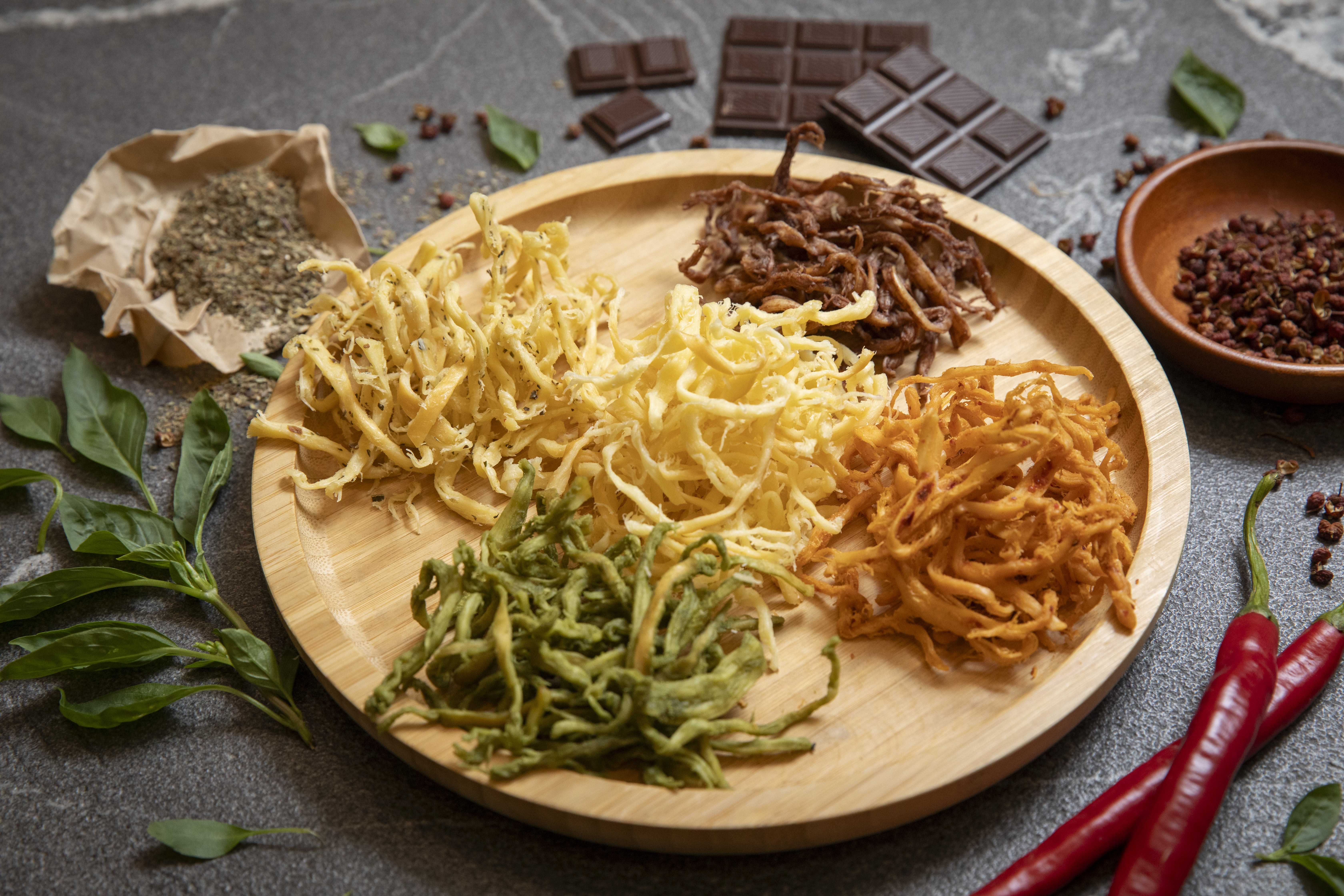 原味千尋以乳酪絲演繹多元風味。（攝影／林育緯）