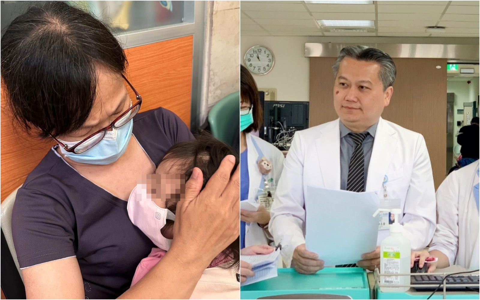 文汶發文抱怨急診室品質引發爭議，醫師陳志金也發文回應表示，如果想要「快」的話，真的不要帶去急診。（翻攝自文汶臉書／陳志金提供）