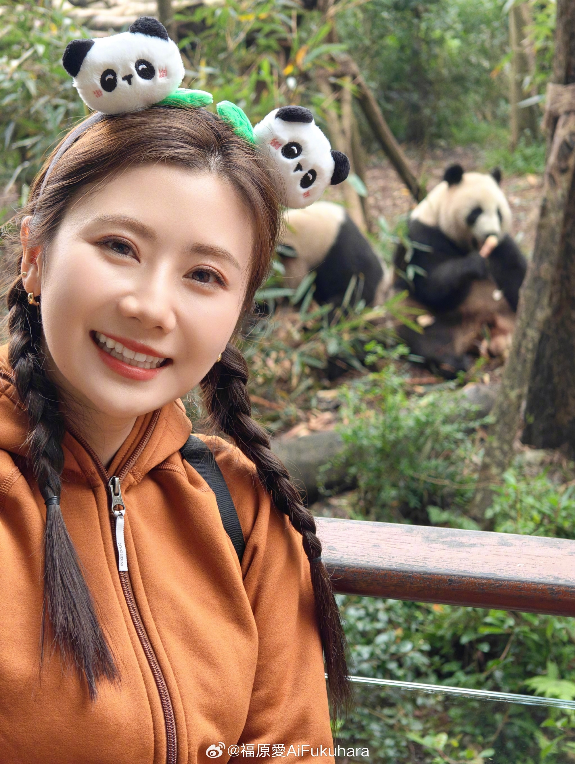 福原愛稱前夫江宏傑對她產後的外貌，做出負面評價。（翻攝自福原愛微博）