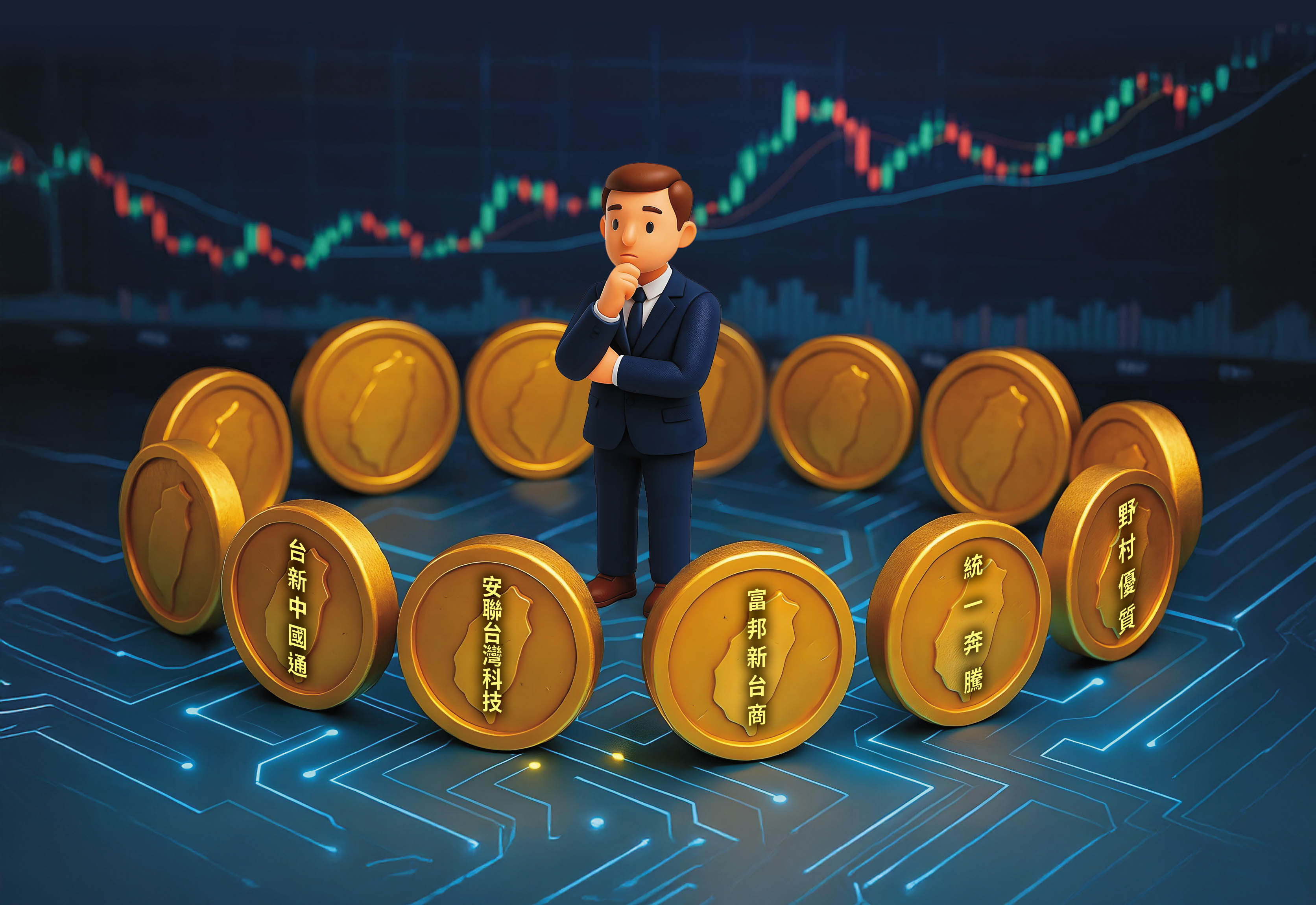 台股基金打的是團體戰，長期操盤經驗是比拚重點。（AI繪圖FREEPIK生成，本刊美術組後製）