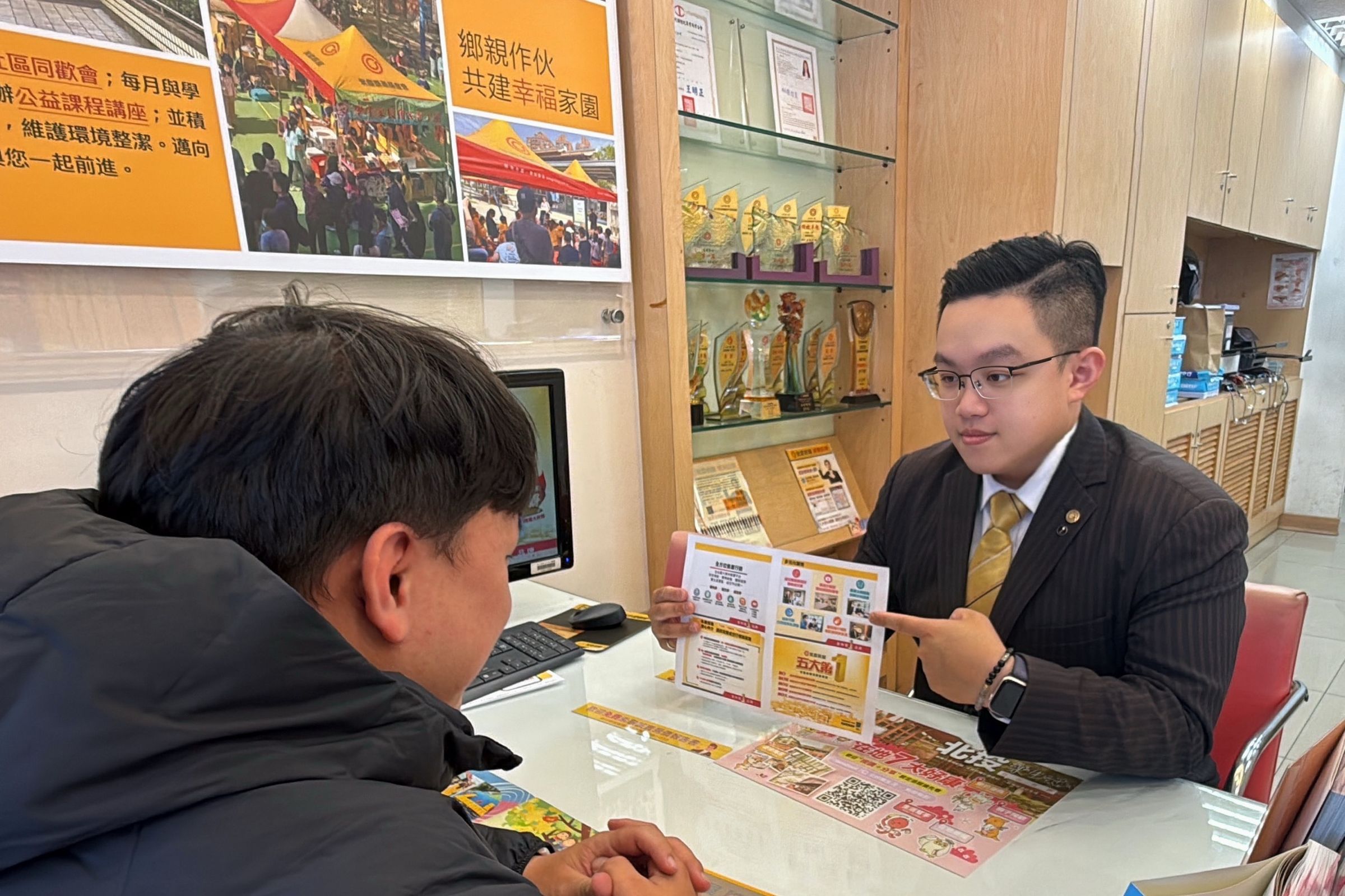 若想安全完成中古屋房產交易，李子豪建議，務必委託誠實有信譽、大型連鎖房仲業者。（圖／永慶房屋提供）