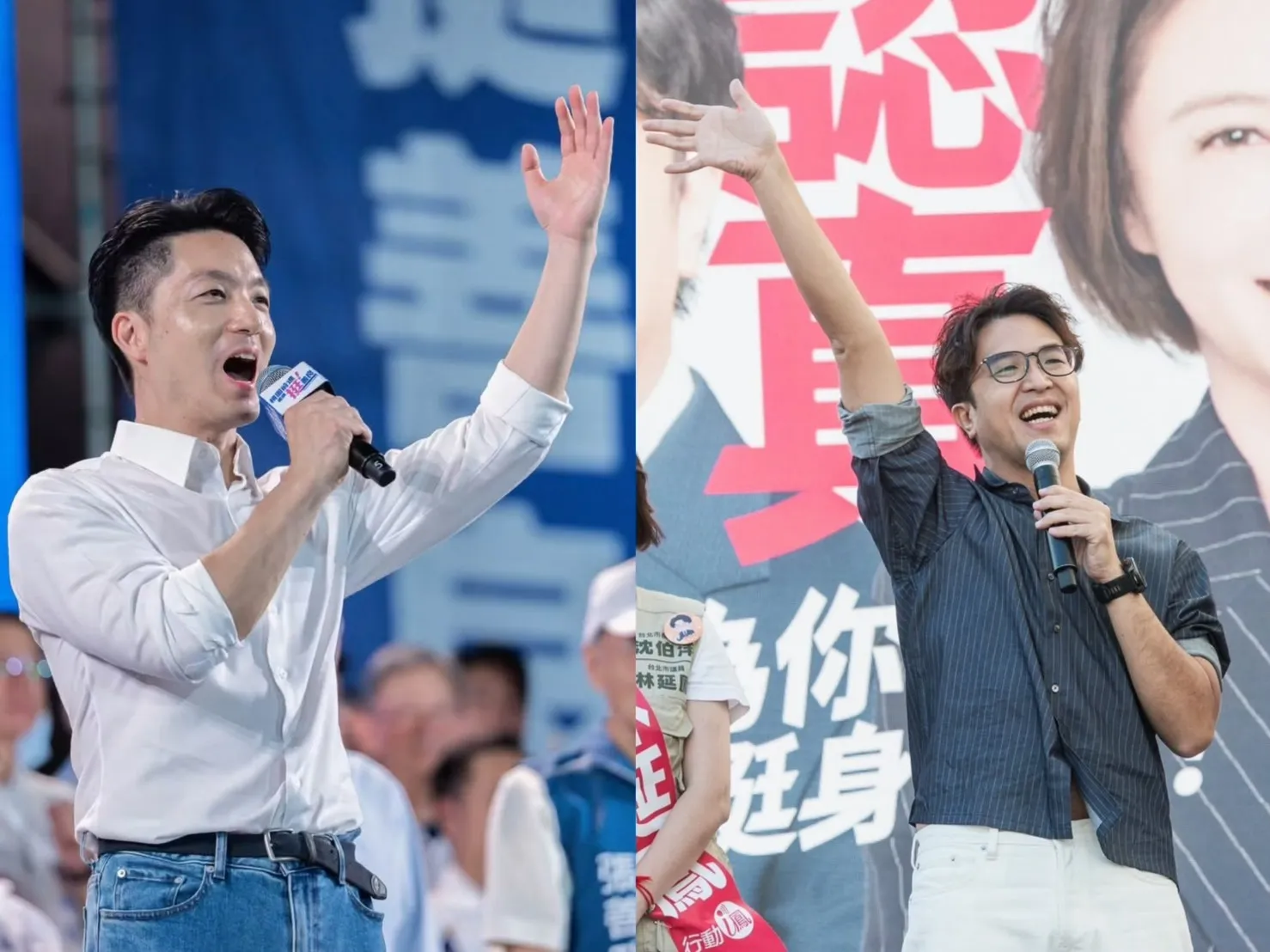 洋流勝安可！《聯合報》最新民調揭曉　沈伯洋支持度45%、蔣萬安41%　