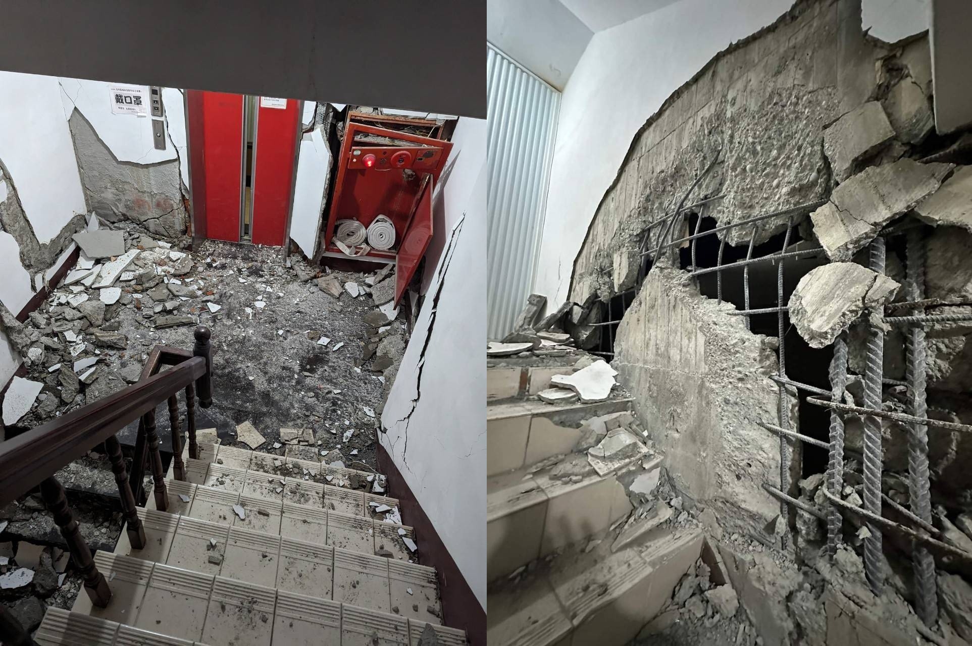 該粉專痛批花蓮縣政府至今仍未妥善處理去年0403地震留下的近2,000戶危樓。（翻攝自花蓮新世代青年聯盟 曙光計劃臉書）