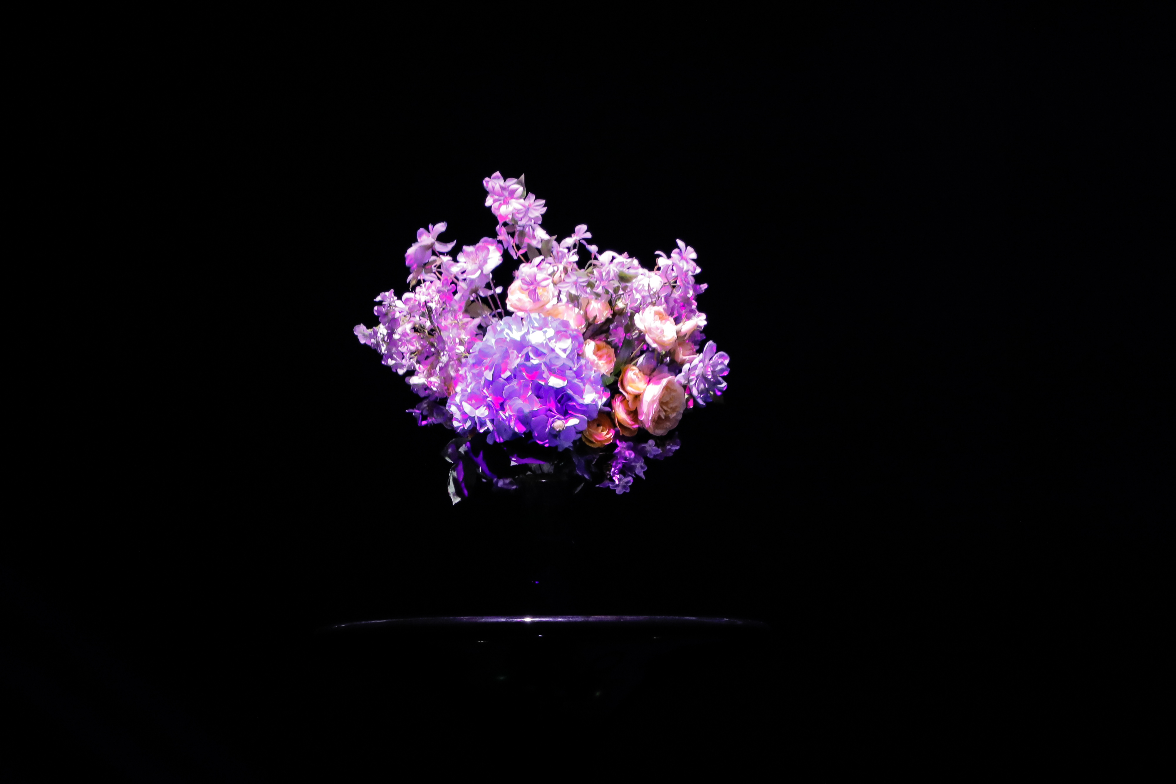 D.O.都敬秀粉絲演唱會名稱為「BLOOM」，開場前舞台上擺著漂亮的花飾。