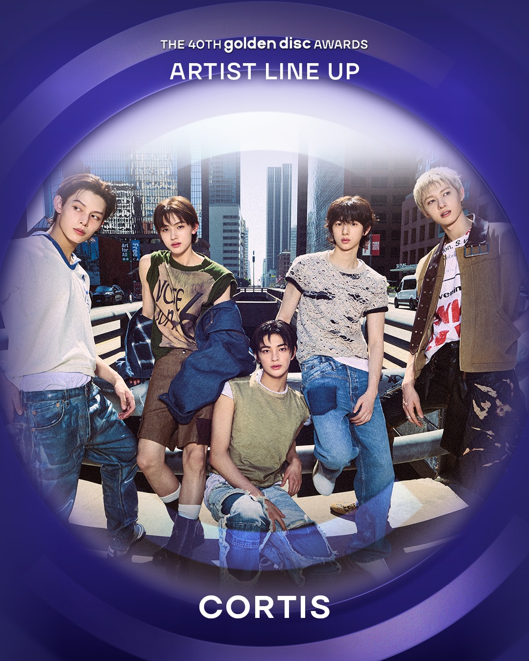 新生代男團CORTIS來勢洶洶。（翻攝翻攝Golden Disc Awards FB）