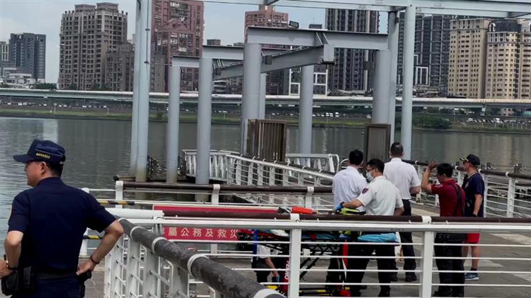 李姓男大生見義勇為，跳水營救落水的張姓老翁，卻不幸失蹤。（翻攝畫面）
