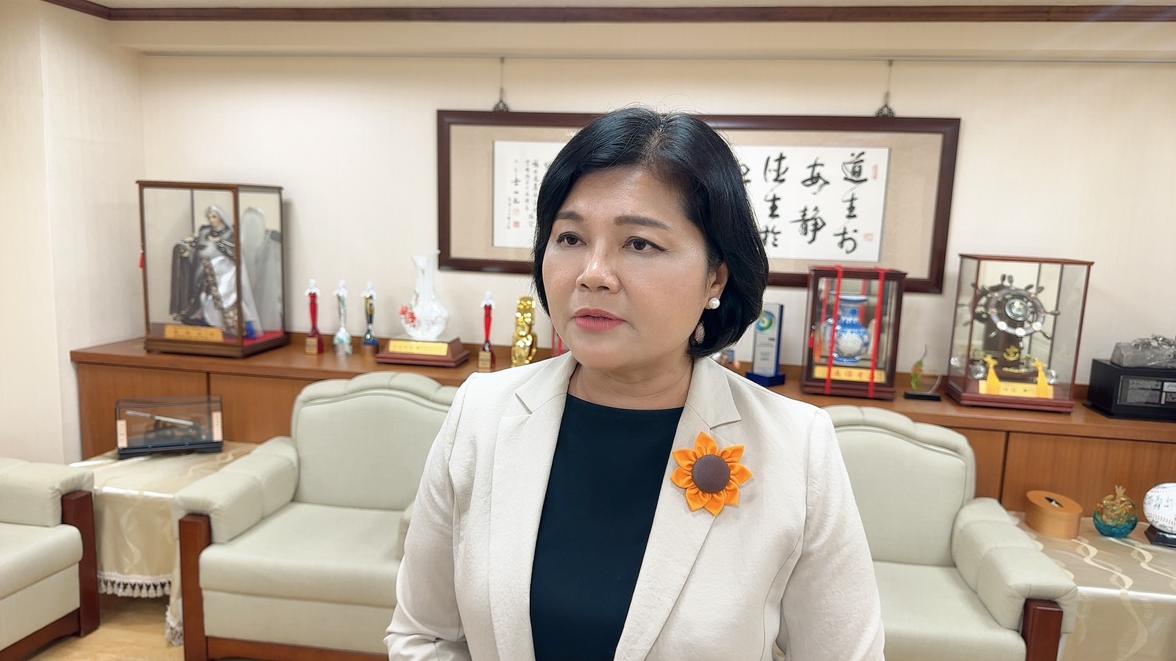 雲林縣長張麗善談藍白合態度變了。（雲林縣政府提供）