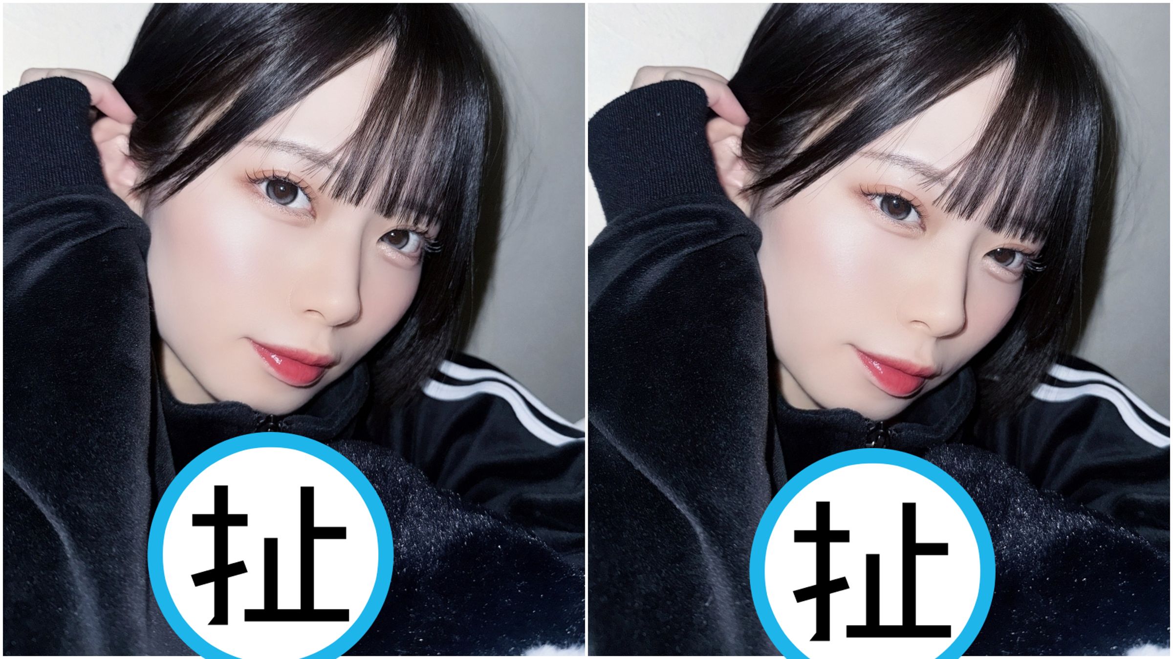 日本女偶像上圍突升級秀「爆乳自拍」。（翻攝X@sui_lxl）