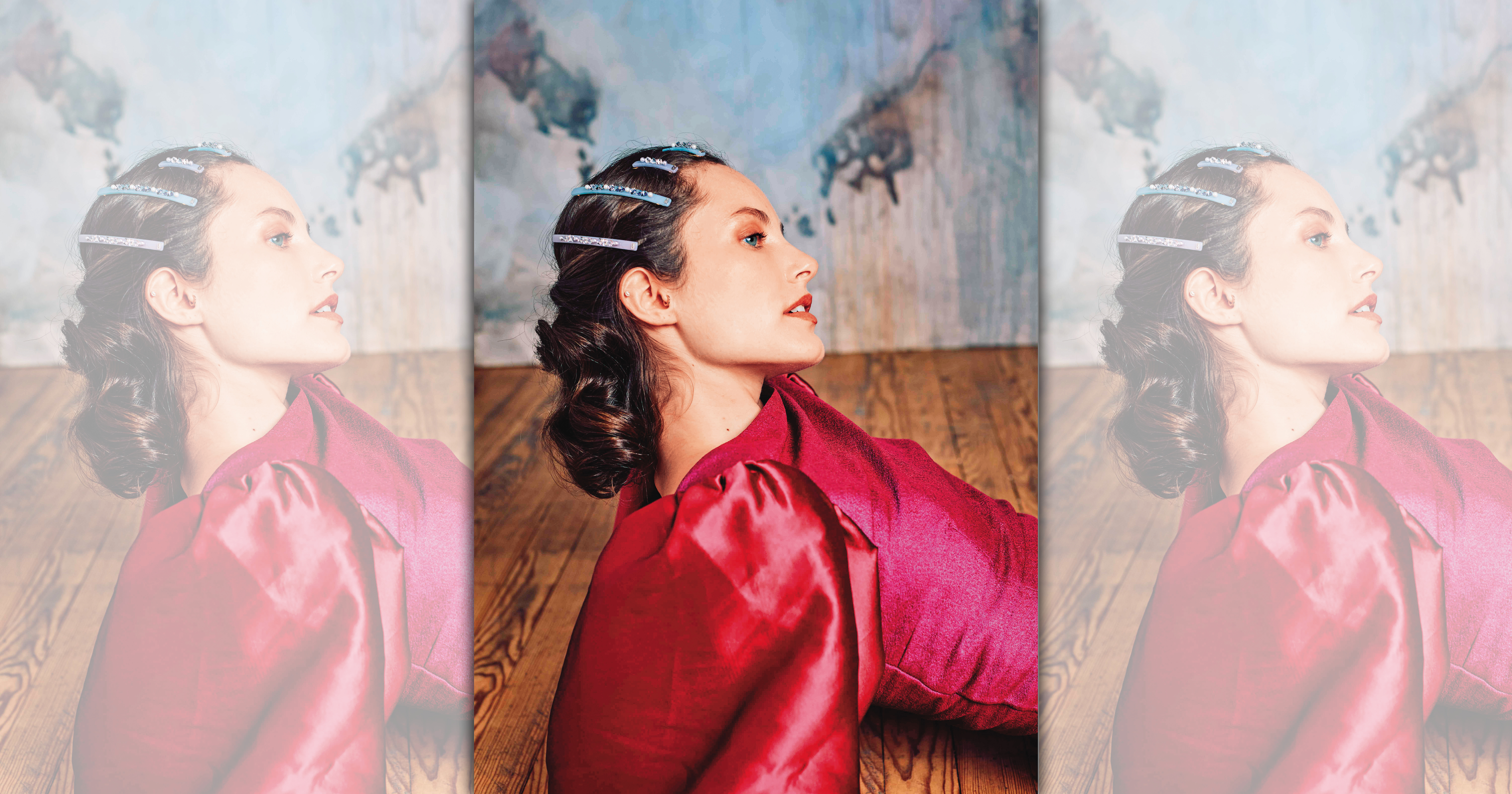 幻藍晶礦仕女夾。各NT$5,500（台灣八木通商提供）